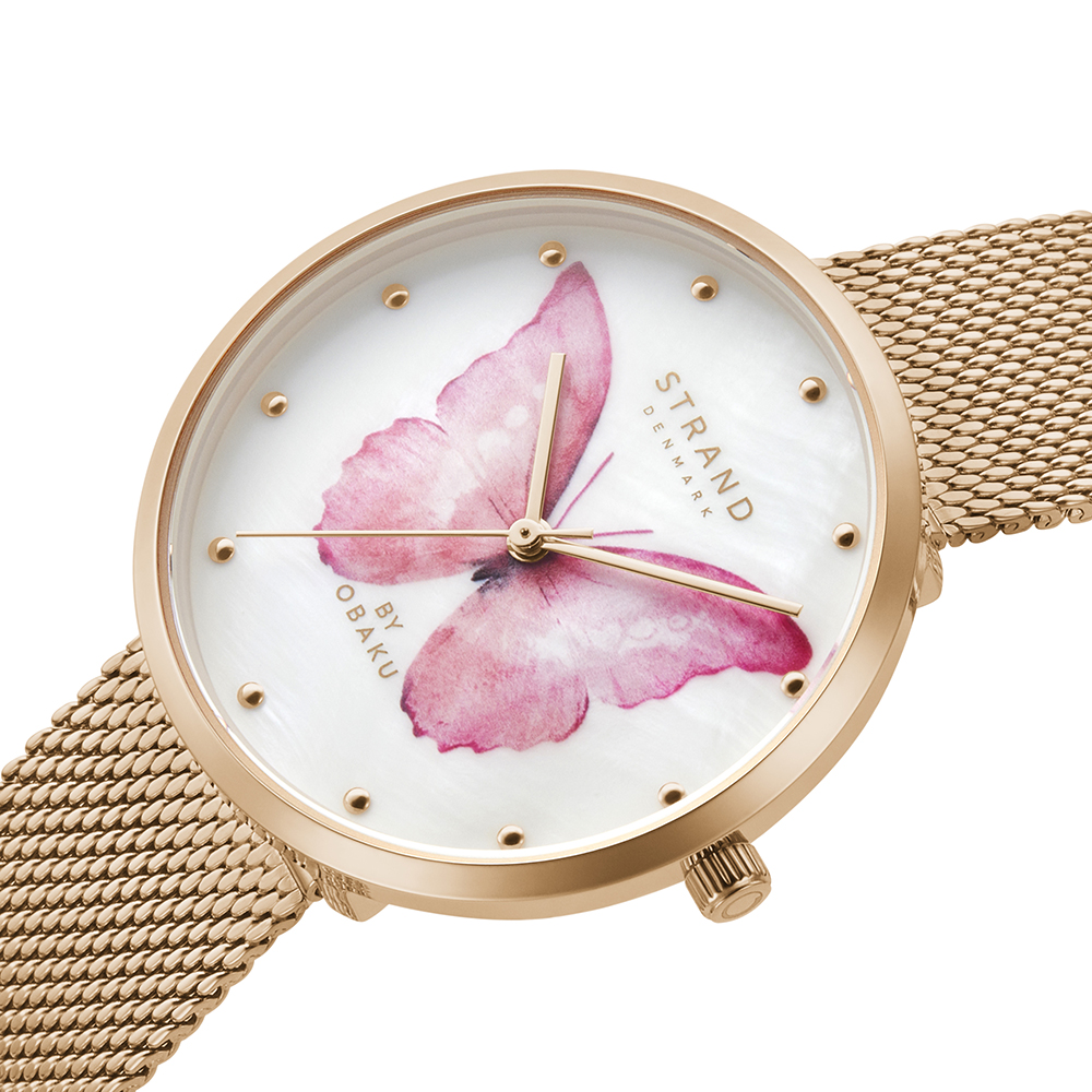 zegarek Strand S700LXVWMV-DBP kwarcowy damski Butterfly - miniatura 6