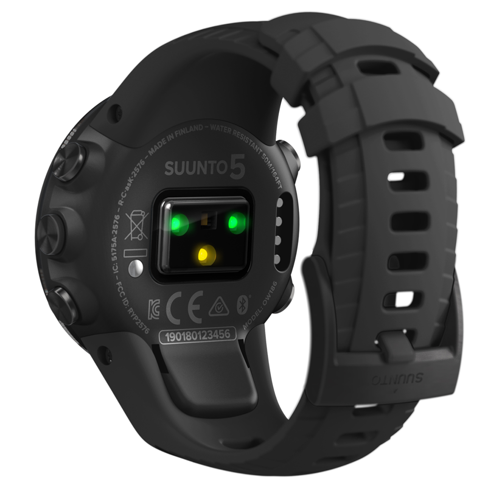 Suunto SS050299000 zegarek czarny sportowy Suunto 5 pasek - miniatura 5