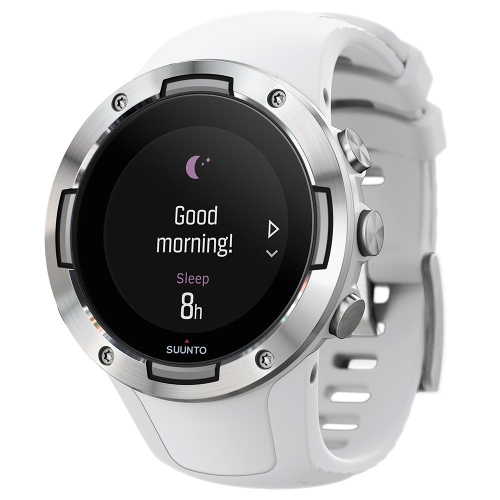Suunto SS050300000 zegarek srebrny sportowy Suunto 5 pasek - miniatura 4