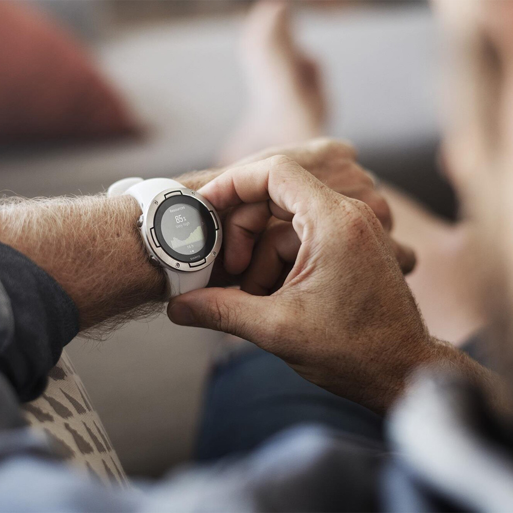Suunto SS050300000 Suunto 5 White Suunto 5 sportowy zegarek srebrny - miniatura 7