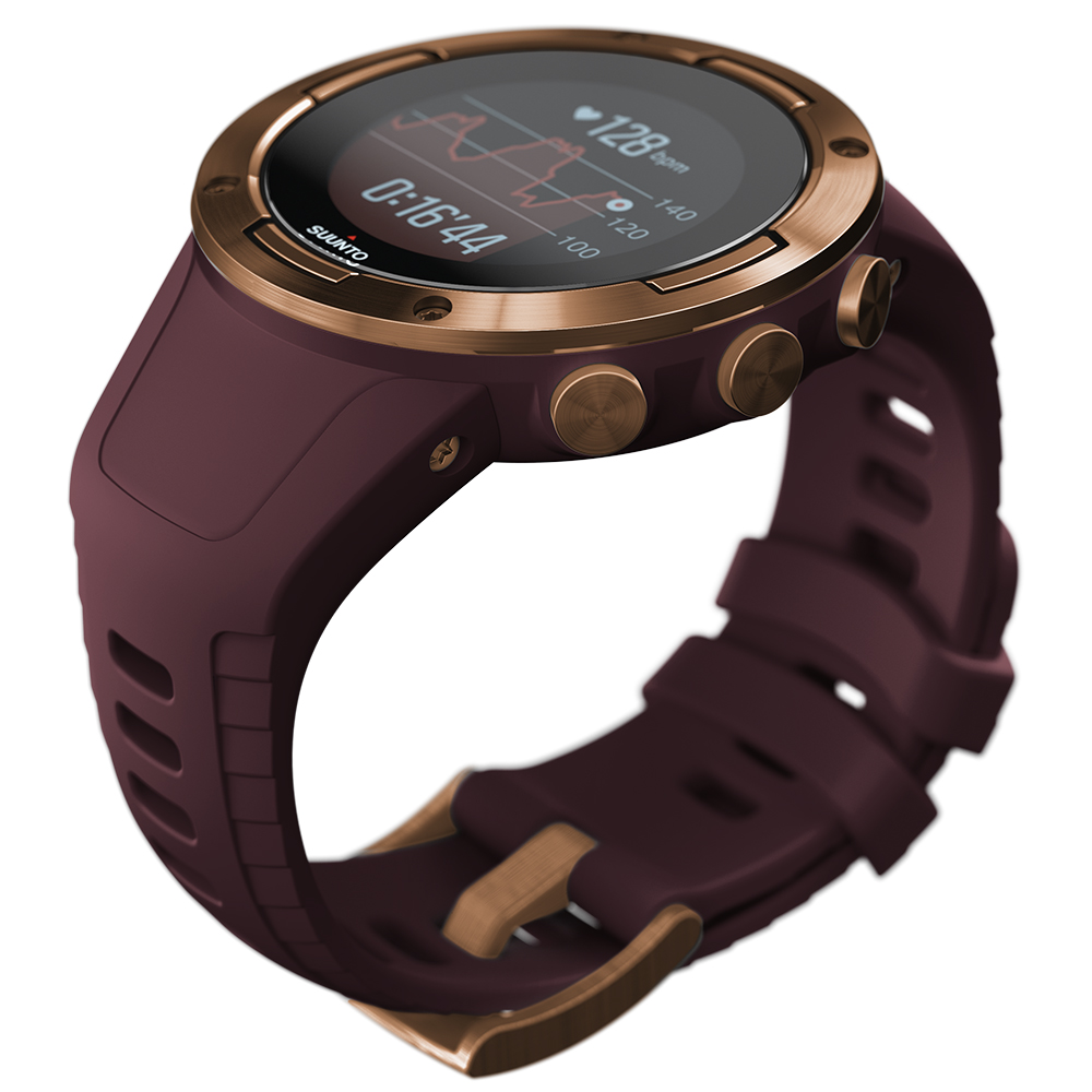 Suunto SS050301000 zegarek czerwony sportowy Suunto 5 pasek - miniatura 5
