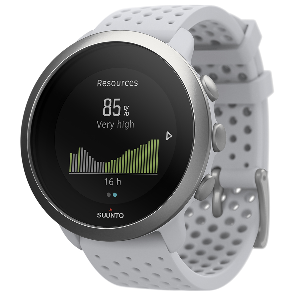 Suunto SS050416000 Suunto 3 Pebble White Suunto 3 sportowy zegarek srebrny - miniatura 9