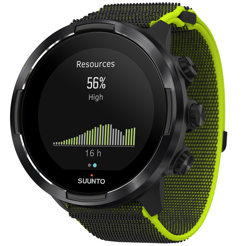 zegarek Suunto SS050449000 Suunto 9 Baro Lime męski z termometr Suunto 9 - miniatura 3