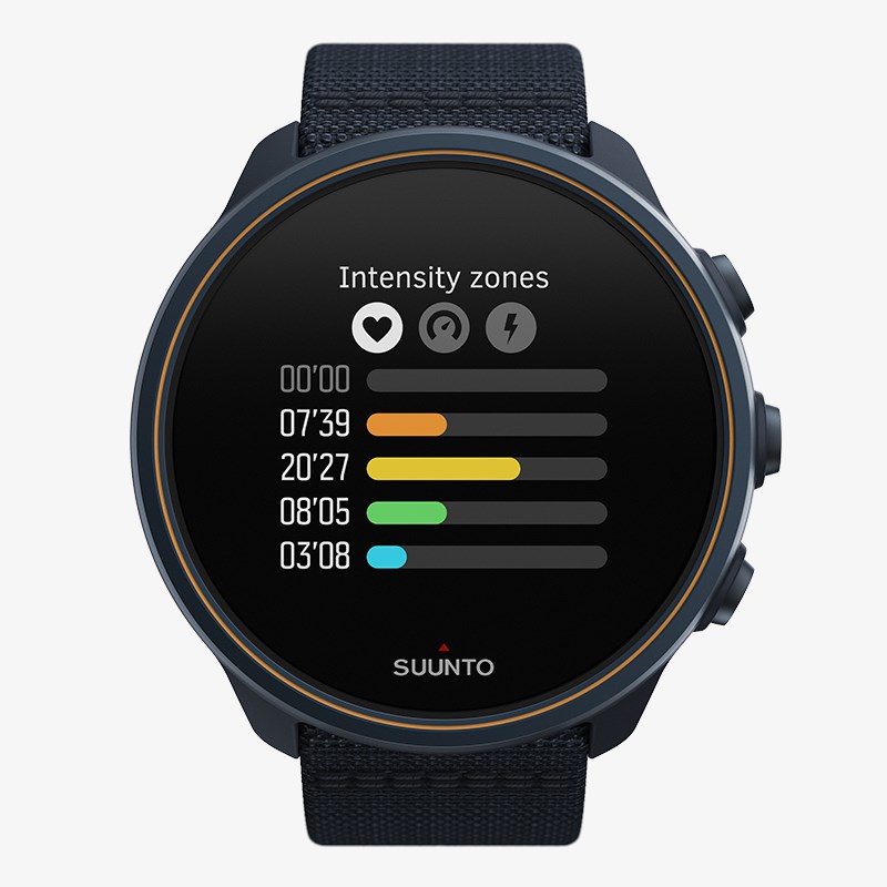 zegarek Suunto SS050565000 kwarcowy męski Suunto 9 Suunto 9 Baro Granite Blue Titanium - miniatura 3