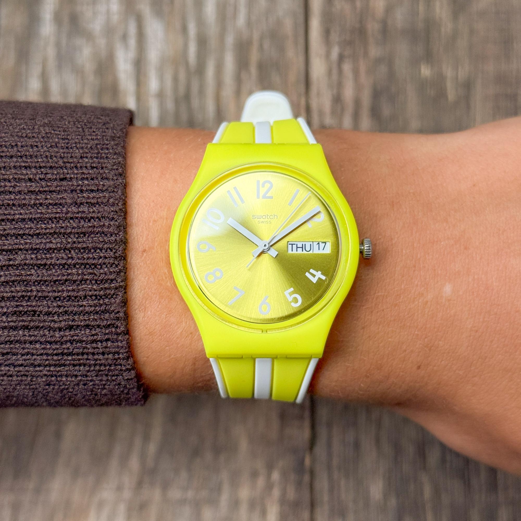 zegarek Swatch GJ702 kwarcowy damski Originals LEMONCELLO - miniatura 6