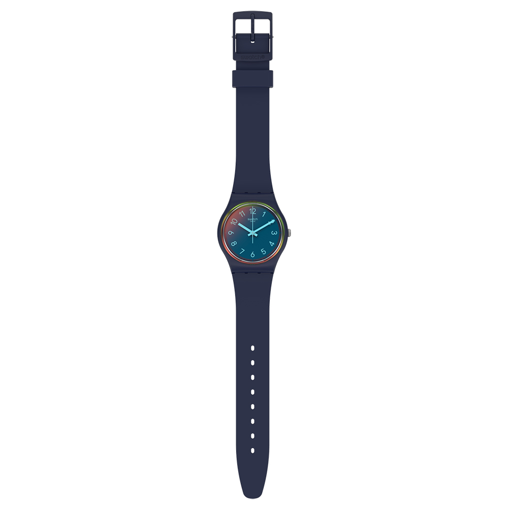 zegarek Swatch GN274 kwarcowy damski Originals LA NIGHT BLUE - miniatura 3