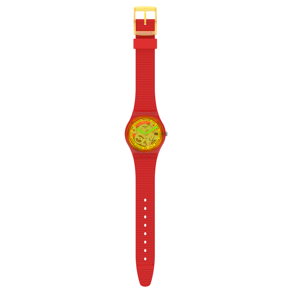 zegarek Swatch GR185 czerwony Originals - miniatura 3