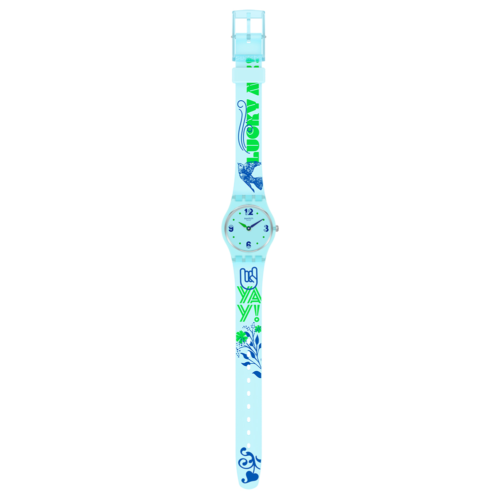 zegarek Swatch LN157 niebieski Originals Lady - miniatura 3