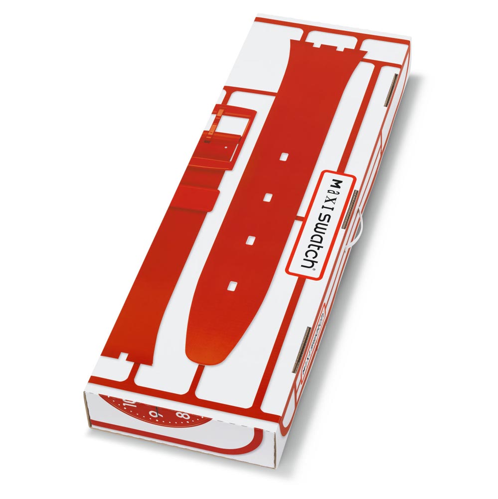 Swatch MSUOS102 MAXI TOMATELLA - ZEGAR ŚCIENNY 2,1m zegarek klasyczny Originals - miniatura 4