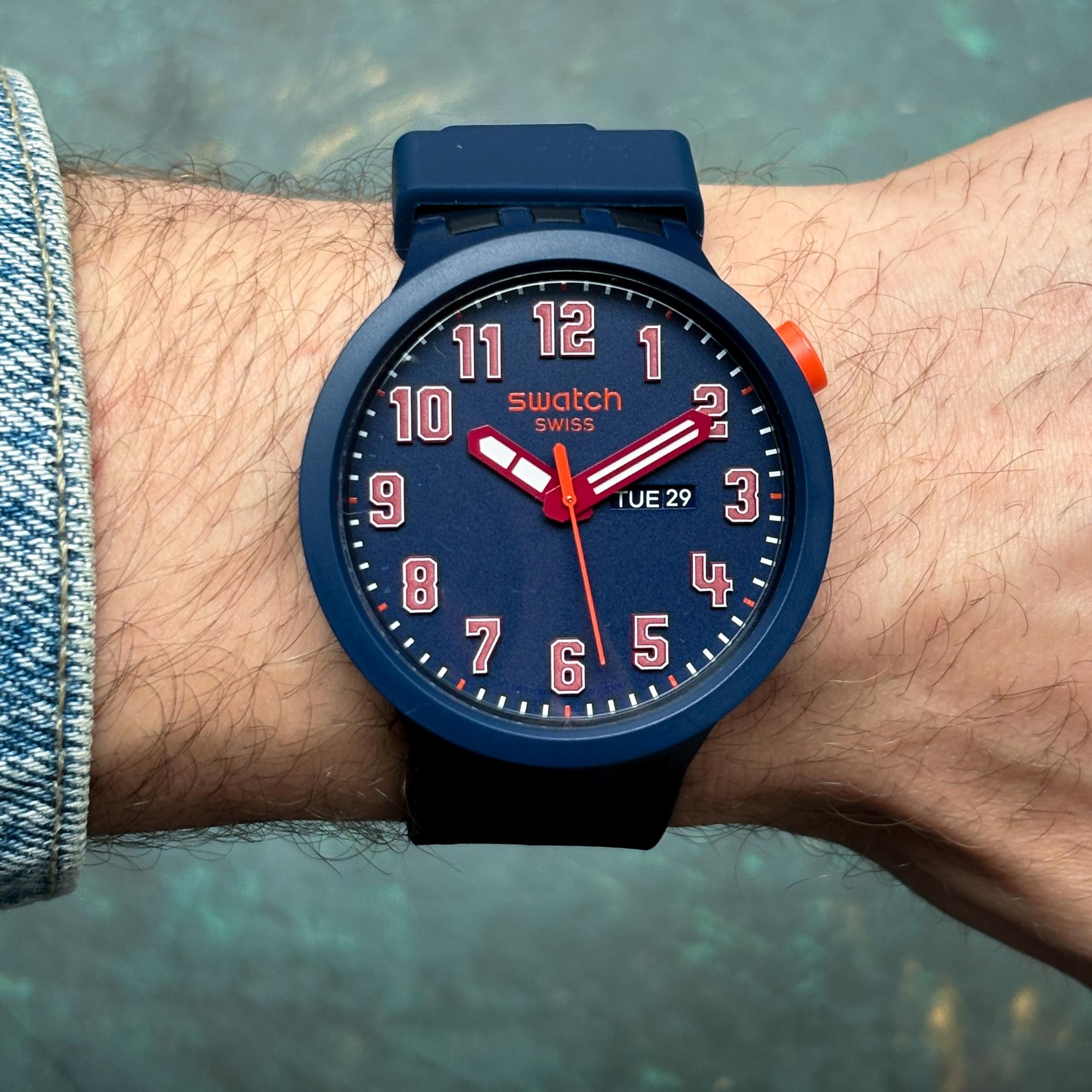 zegarek Swatch SB01S700 kwarcowy Big Bold - miniatura 10