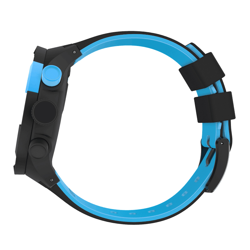 zegarek Swatch SB02B401 CHECKPOINT BLUE męski z chronograf Big Bold - miniatura 3