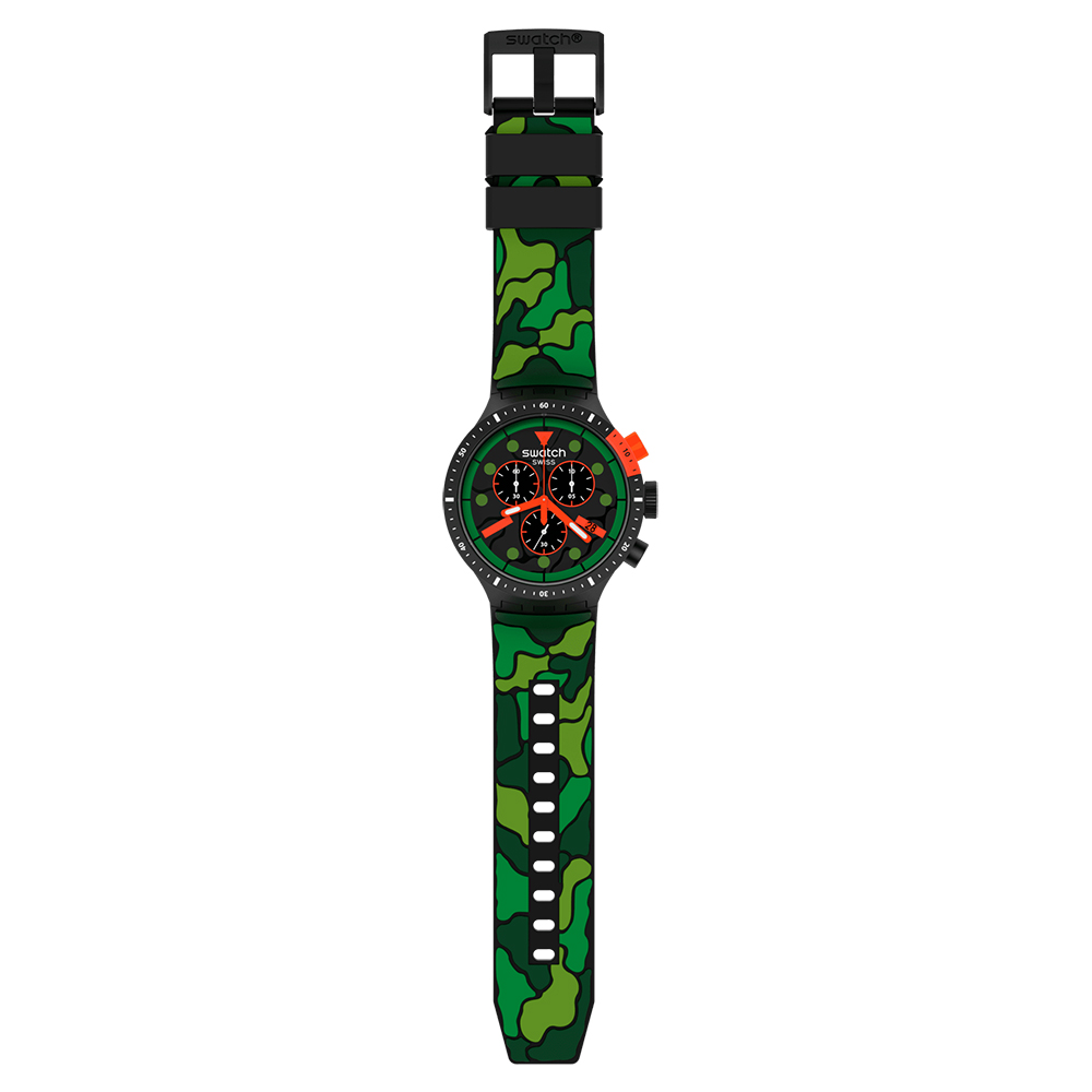 zegarek Swatch SB02B409 czarny Big Bold - miniatura 5