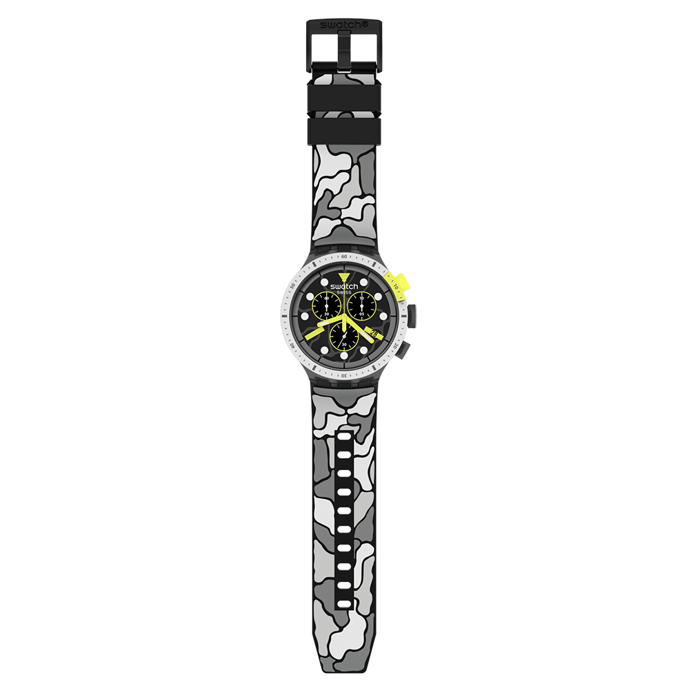 zegarek Swatch SB02M400 kwarcowy męski Big Bold - miniatura 5
