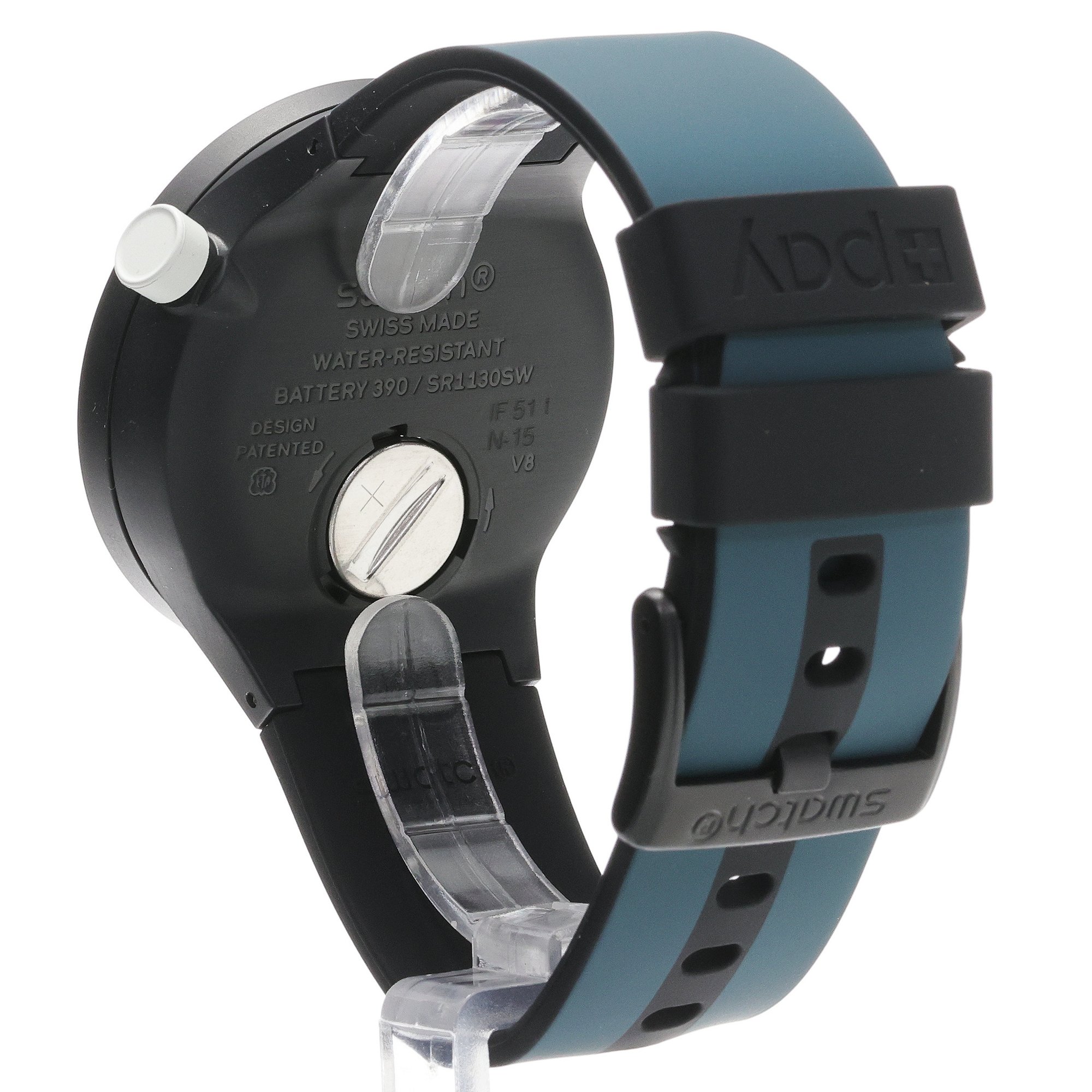 zegarek Swatch SB03B111-6000 czarny Big Bold - miniatura 4