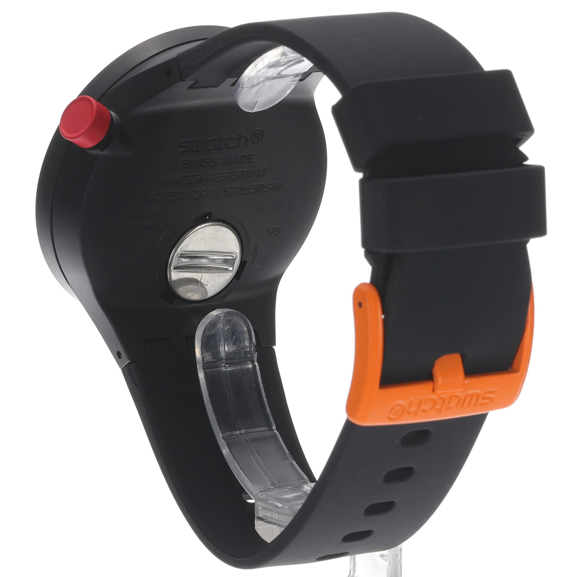 zegarek Swatch SB03B700 ITS SPOOKY TIME Big Bold akrylowe - miniatura 4