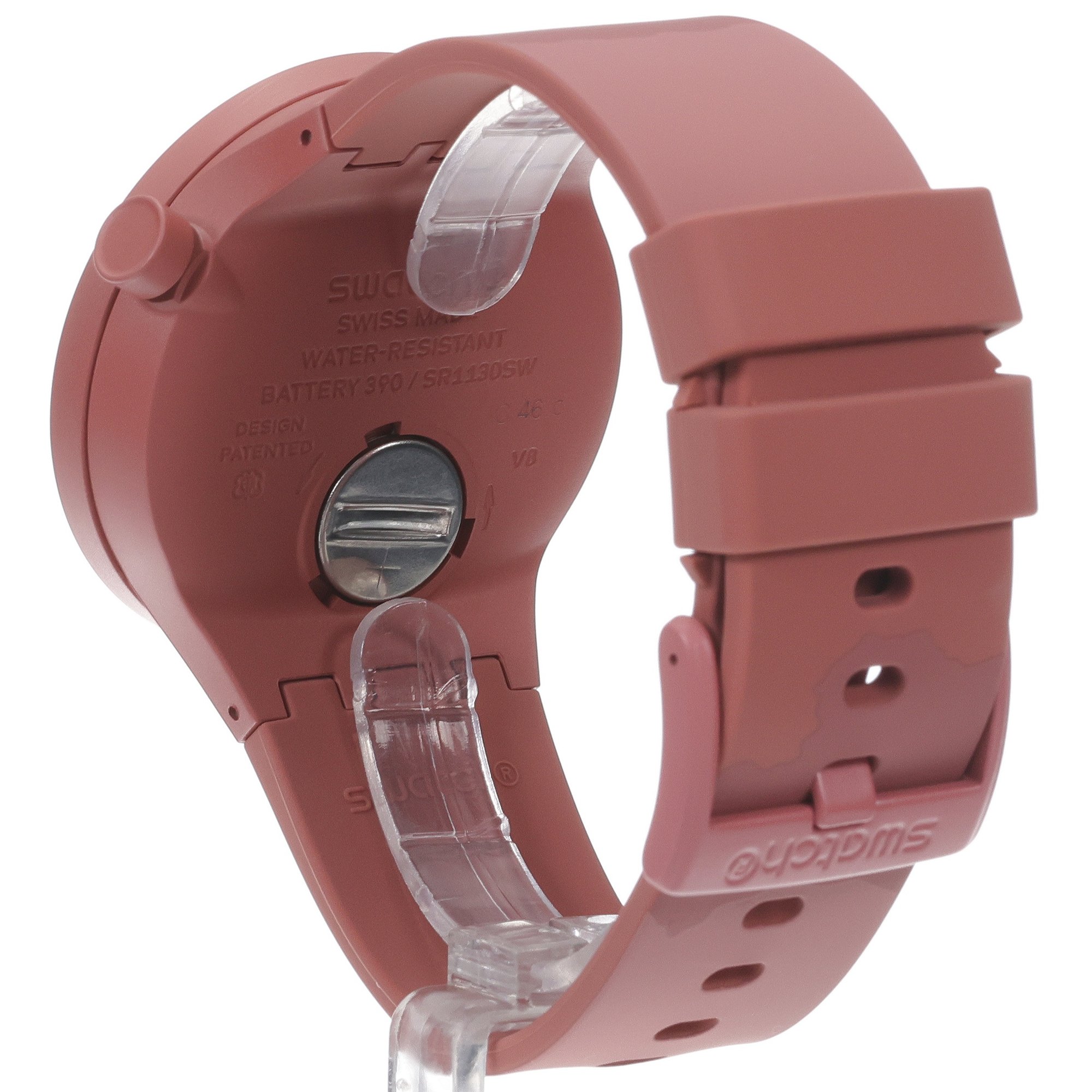 zegarek Swatch SB03R100 kwarcowy męski Big Bold BIG BOLD BIOCERAMIC CANYON - miniatura 4