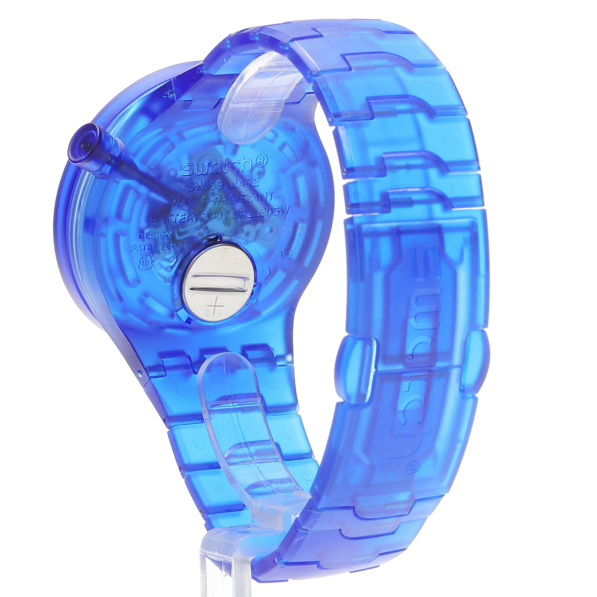 zegarek Swatch SB05N116 niebieski Big Bold - miniatura 4