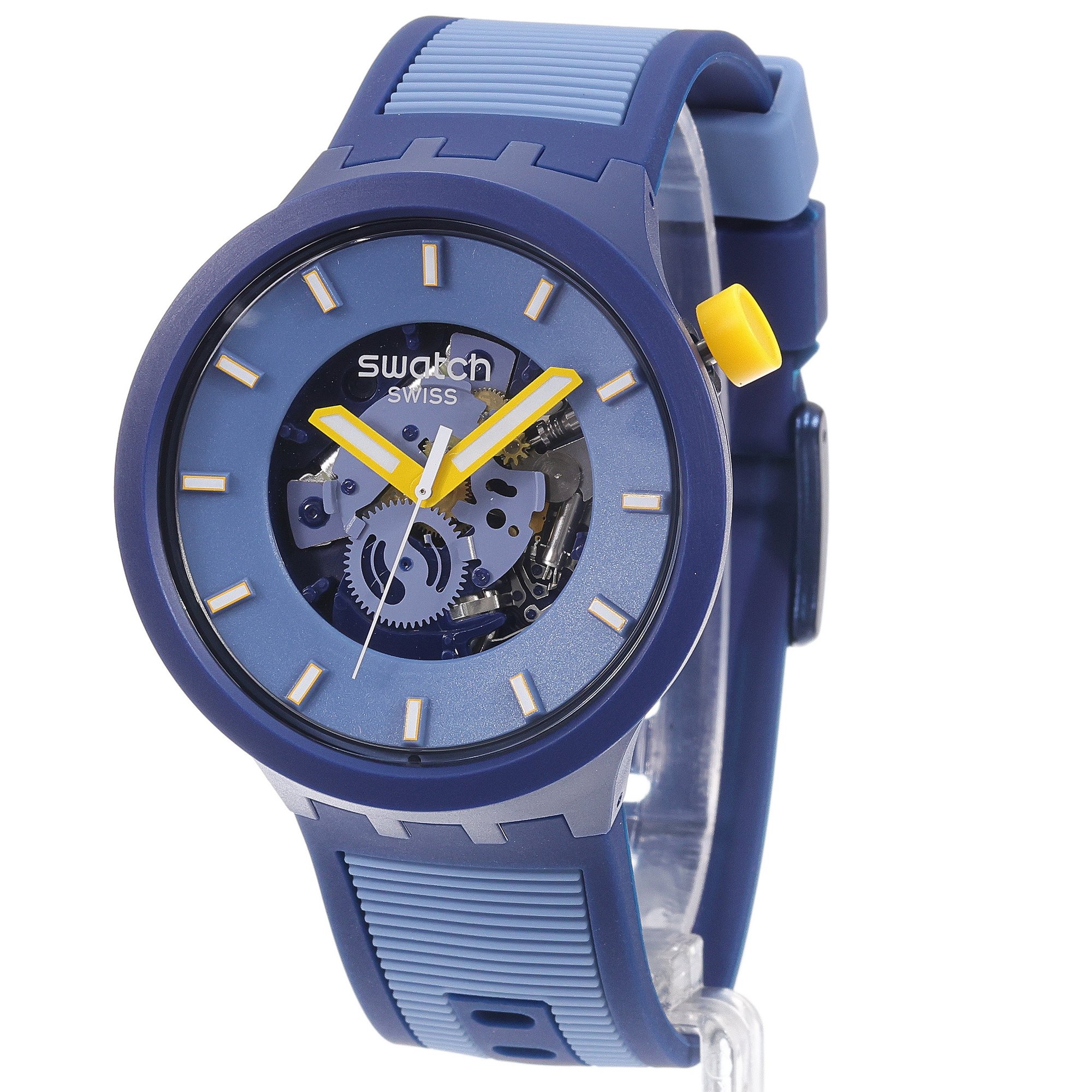 zegarek Swatch SB05N117 niebieski Big Bold - miniatura 2
