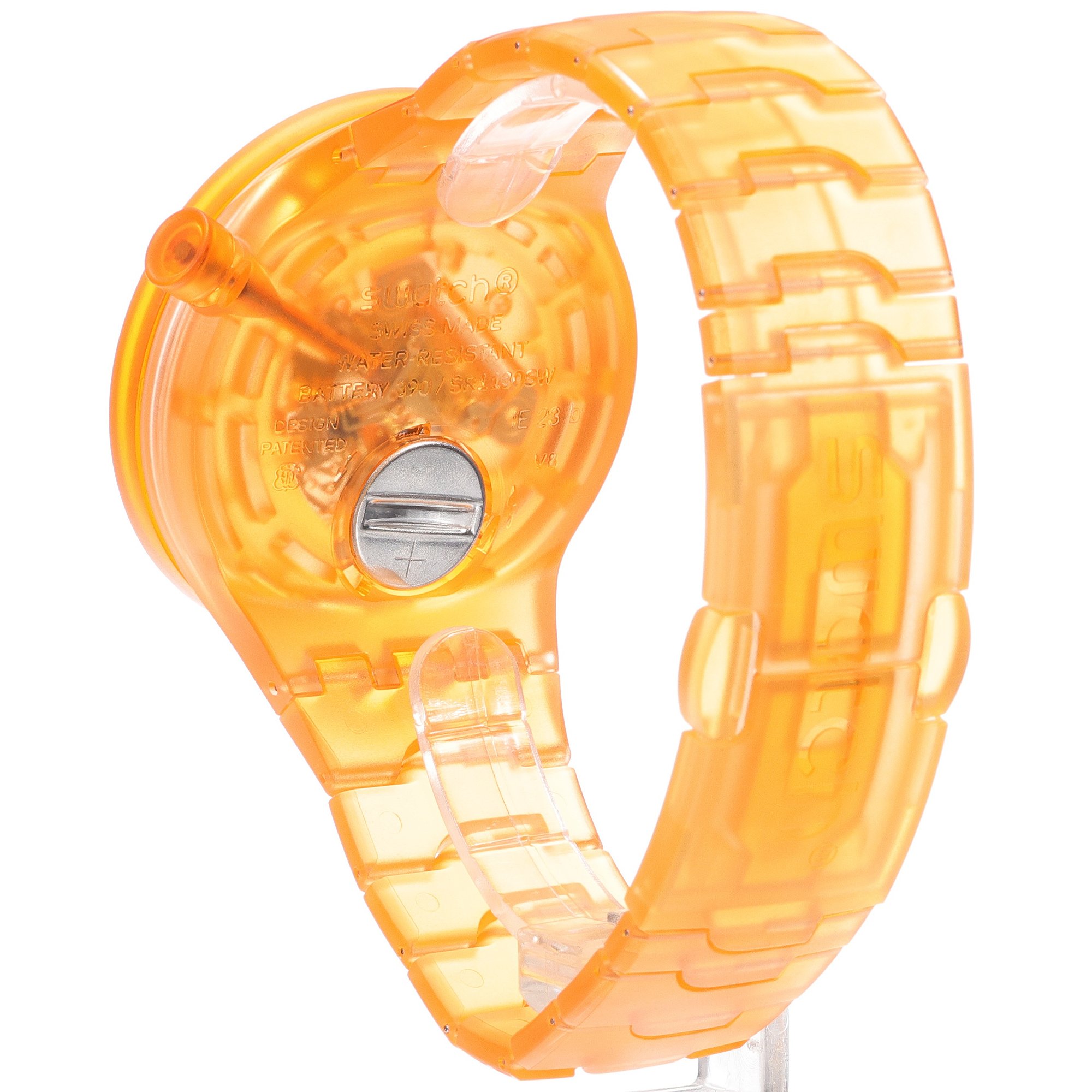 zegarek Swatch SB05O103 kwarcowy męski Big Bold ORANGE JOY - miniatura 4