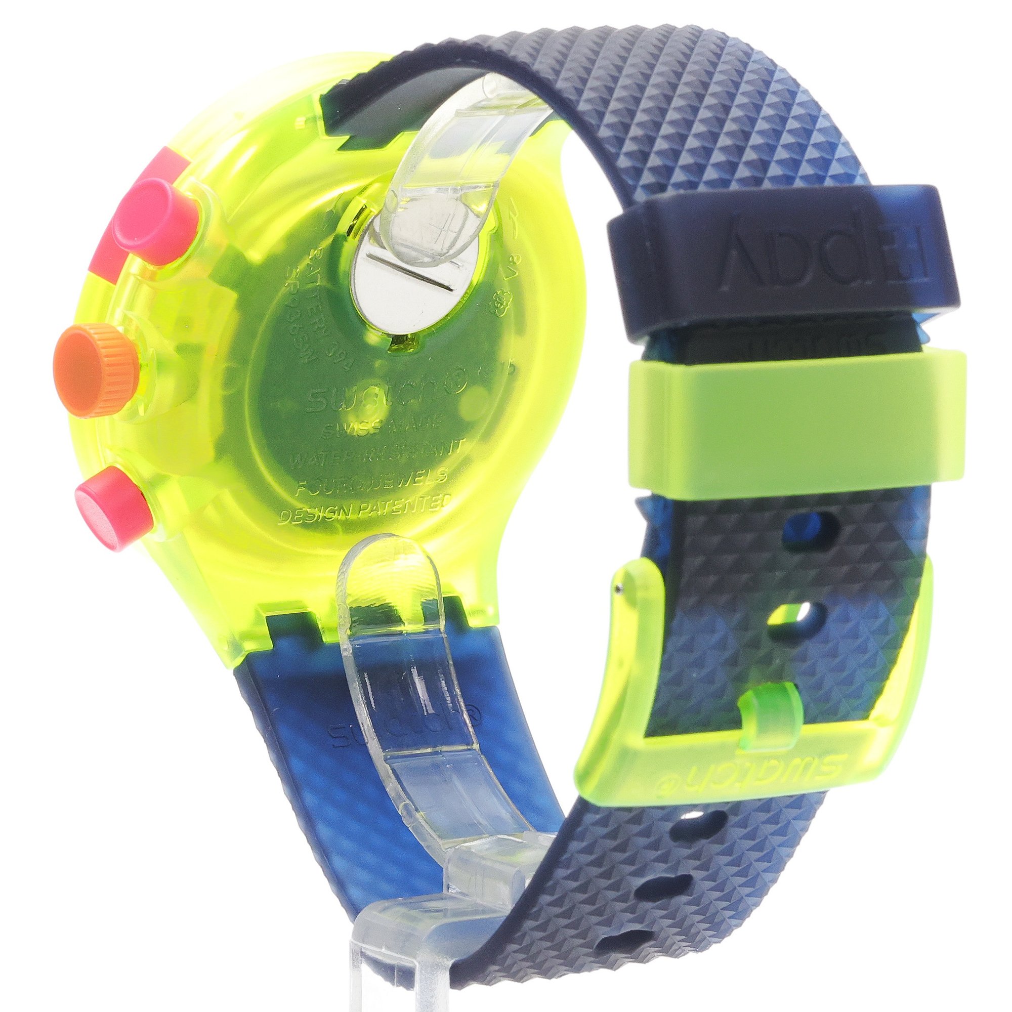 zegarek Swatch SB06J101-6000 kwarcowy męski Big Bold NEON TO THE MAX PAY - miniatura 4
