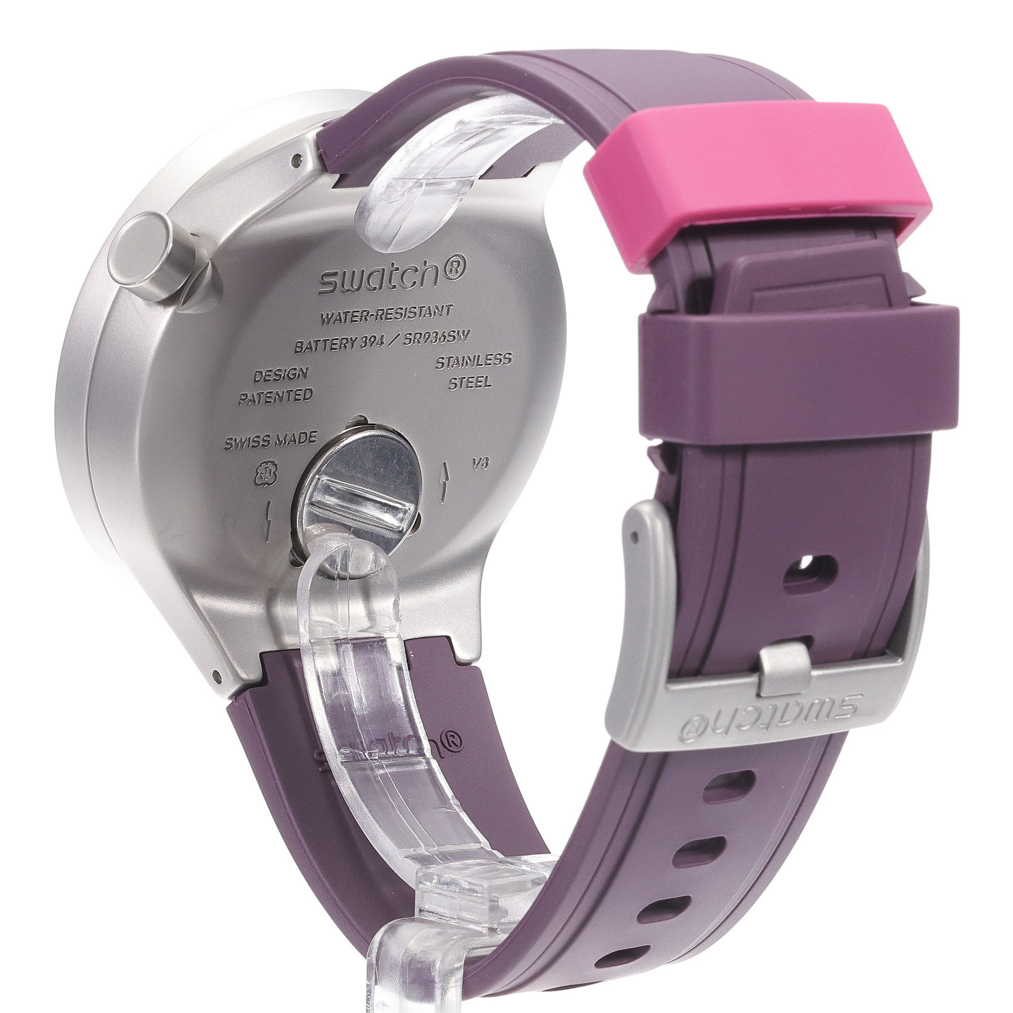 zegarek Swatch SB07S120 szary Big Bold - miniatura 4