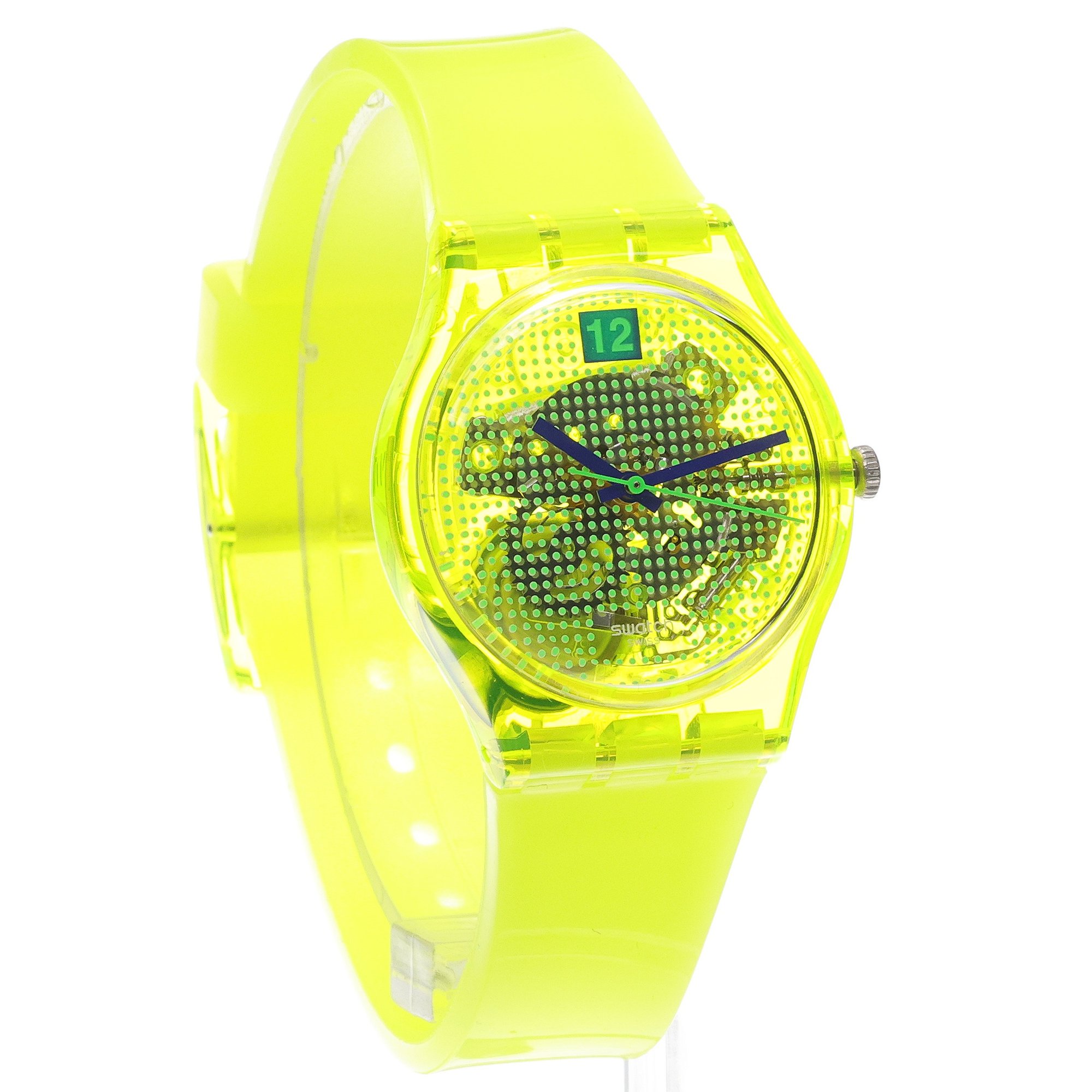 zegarek Swatch SO28J103 kwarcowy damski Originals LUMINOUSLY LEMON - miniatura 3