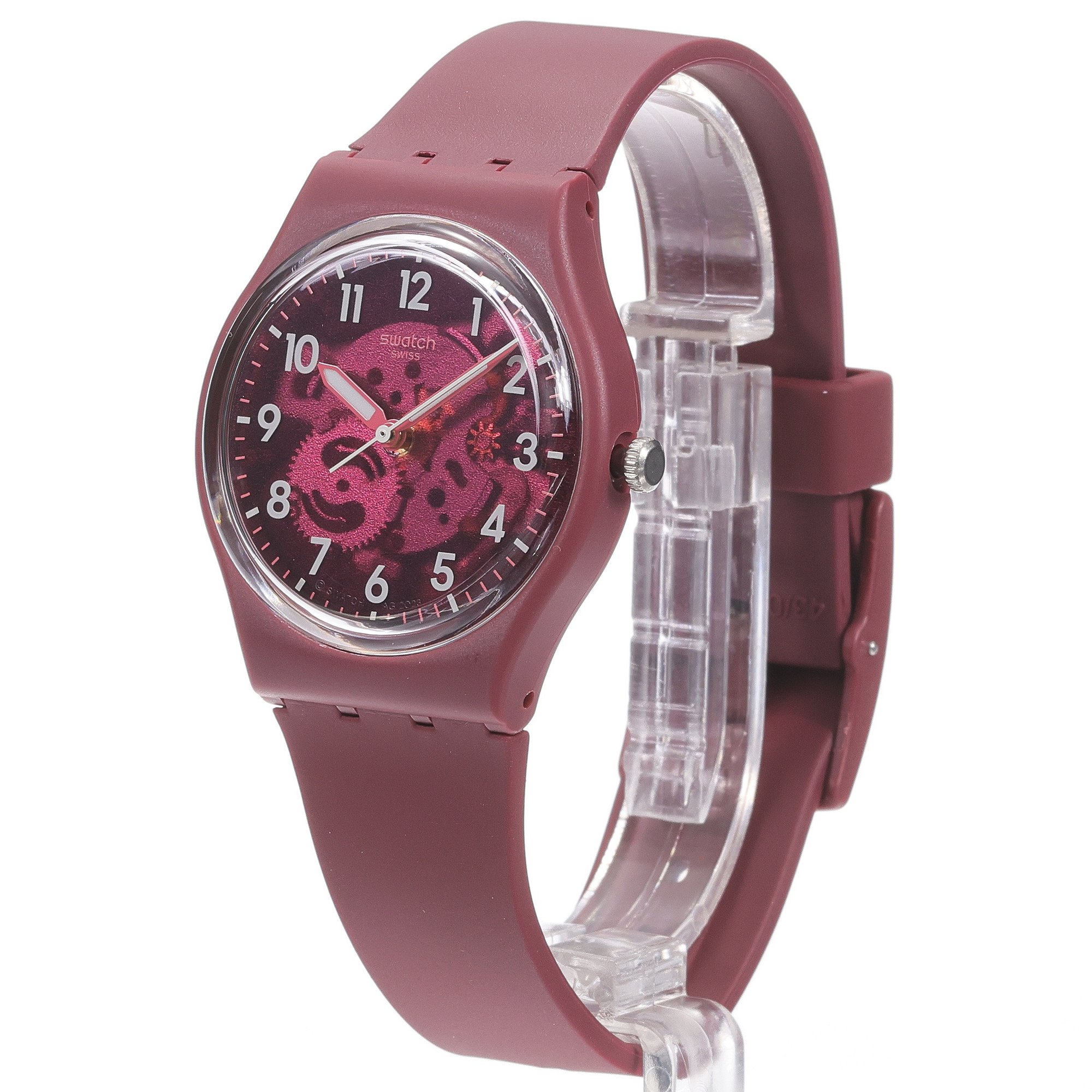 zegarek Swatch SO28R115 czerwony Originals - miniatura 2