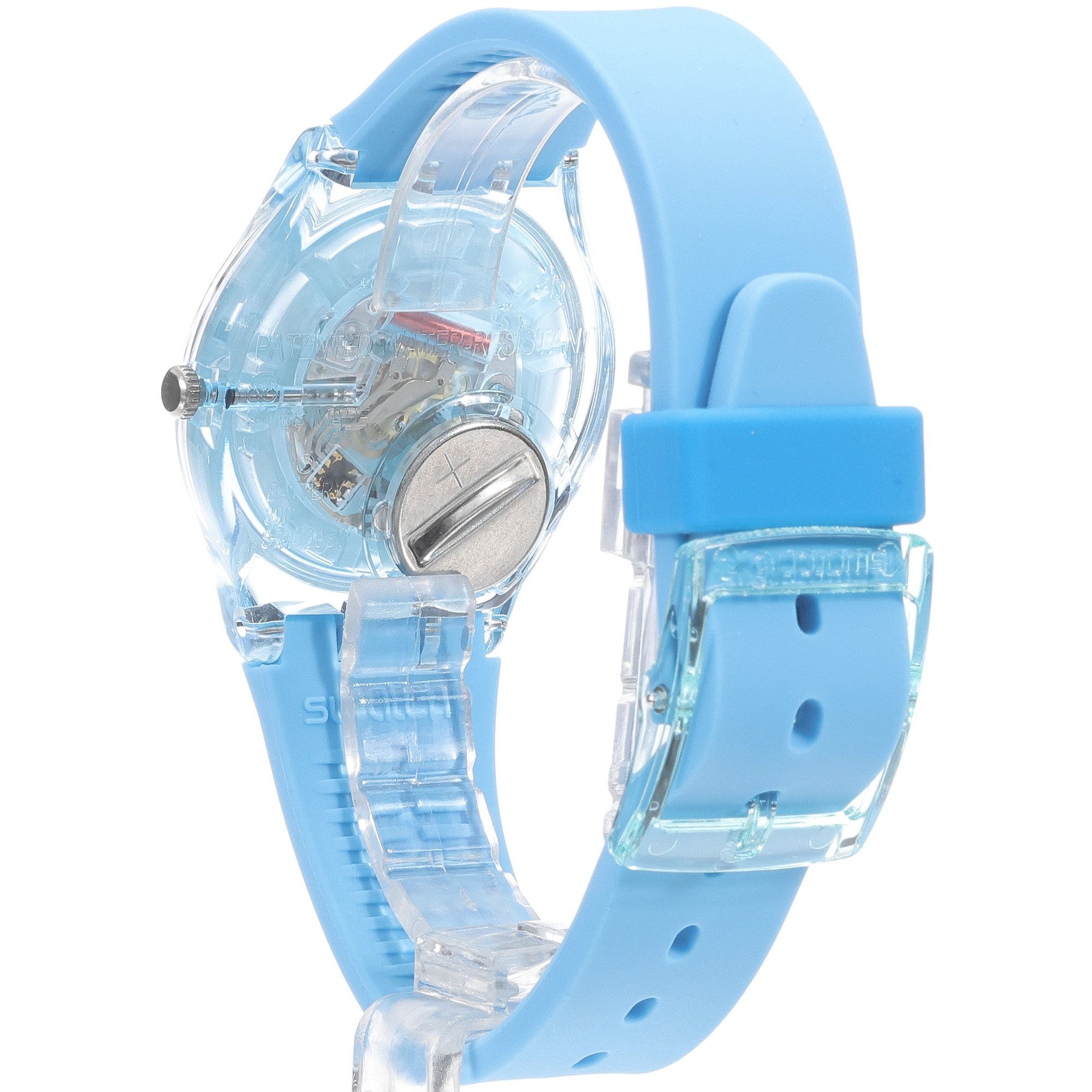 zegarek Swatch SO28S101 kwarcowy damski Originals TURQUOISE TONIC - miniatura 4