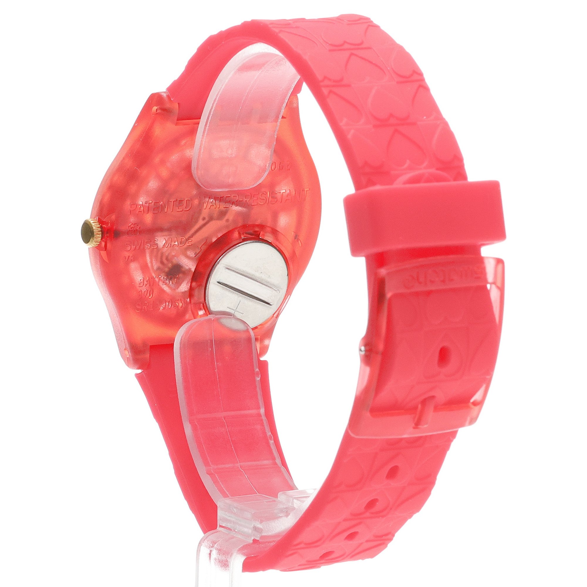 zegarek Swatch SO28Z122 kwarcowy damski Originals LOVE IN SCARLET - miniatura 4