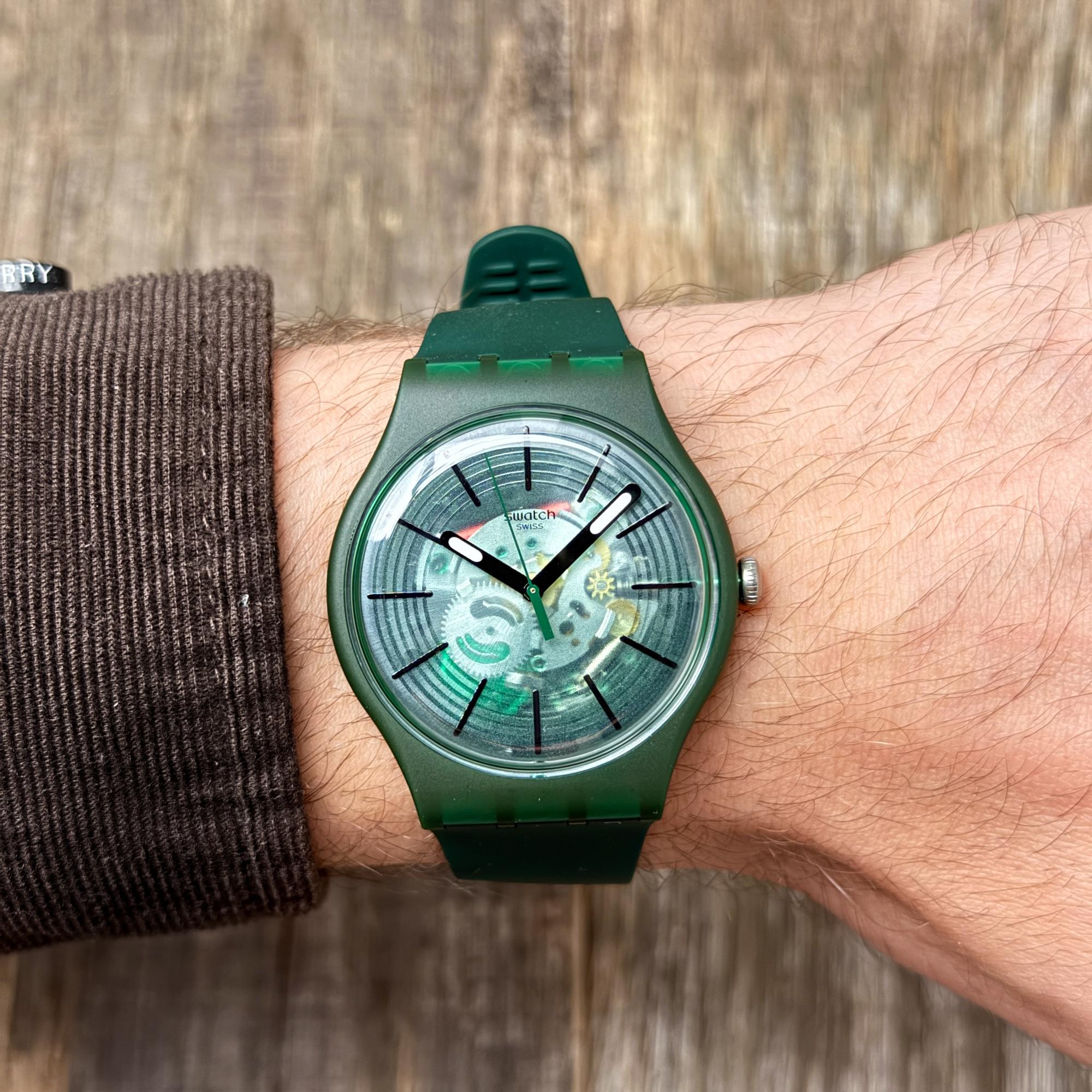 zegarek Swatch SO29G111 kwarcowy męski Originals REVEALED IN THE FOREST - miniatura 10