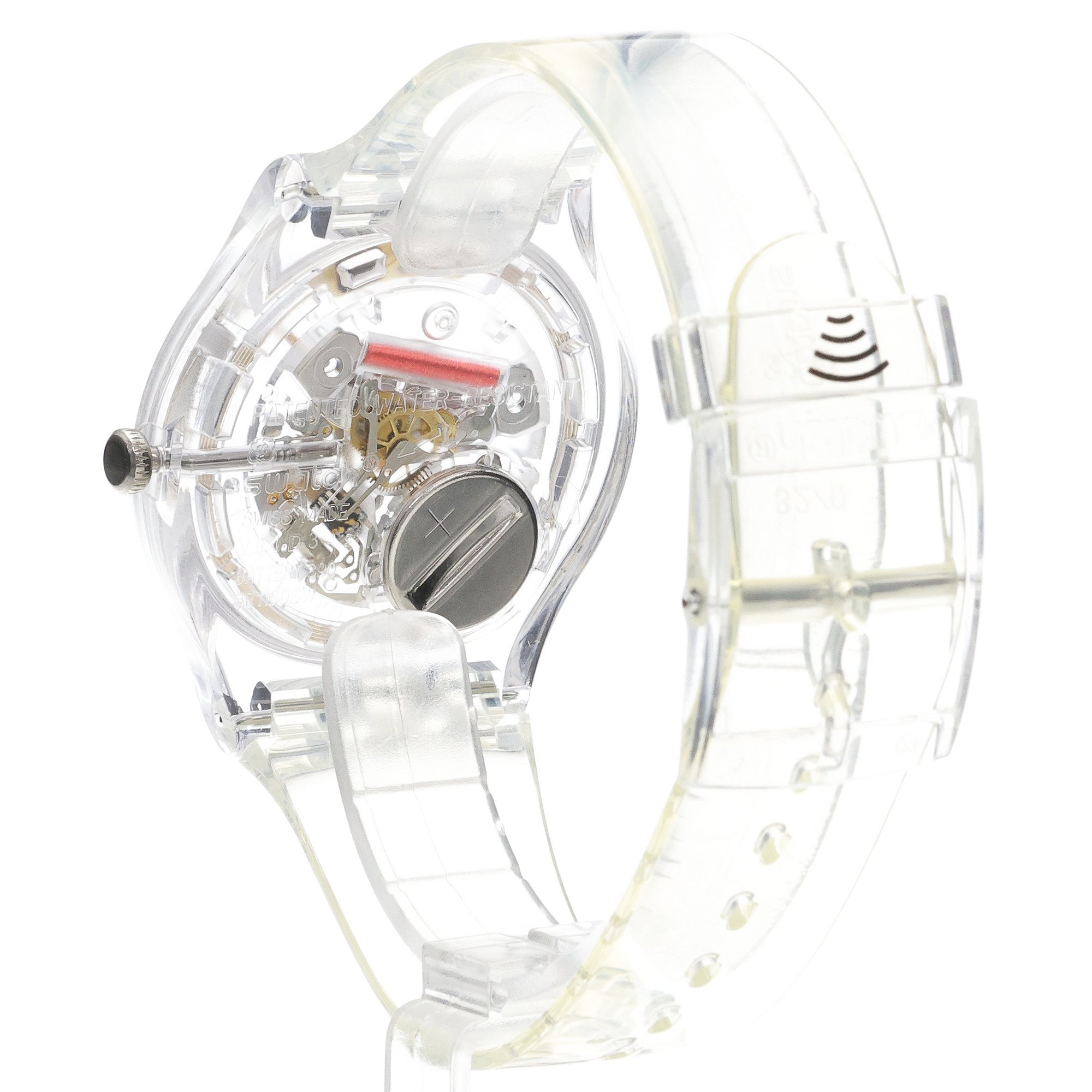 zegarek Swatch SO29K115-5300 bezbarwny Originals - miniatura 4