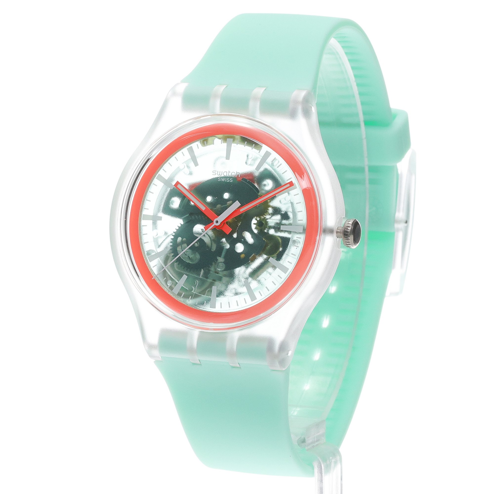 zegarek Swatch SO29K120-6000 kwarcowy damski Originals SWEETLY MINT PAY