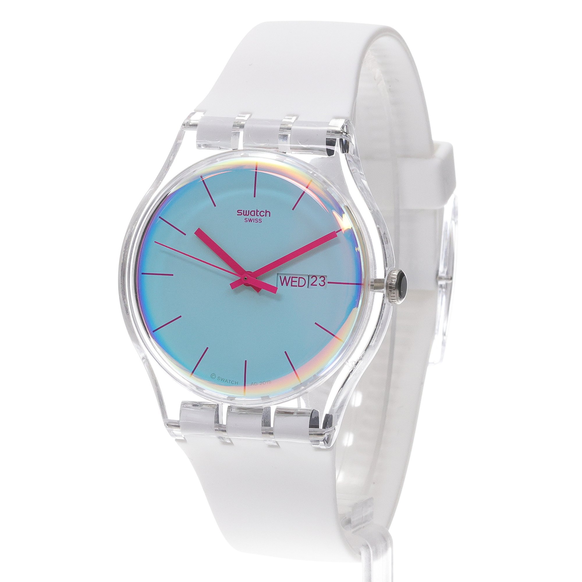 zegarek Swatch SO29K704-S14 bezbarwny Originals - miniatura 2