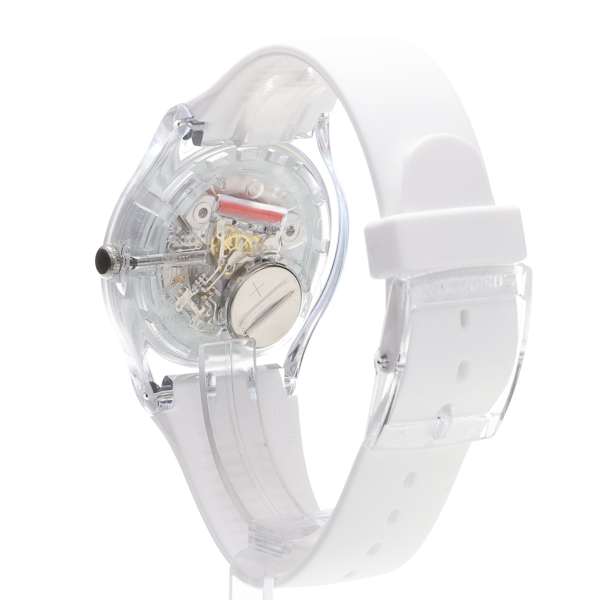 zegarek Swatch SO29K704-S14 kwarcowy damski Originals POLAWHITE - miniatura 4
