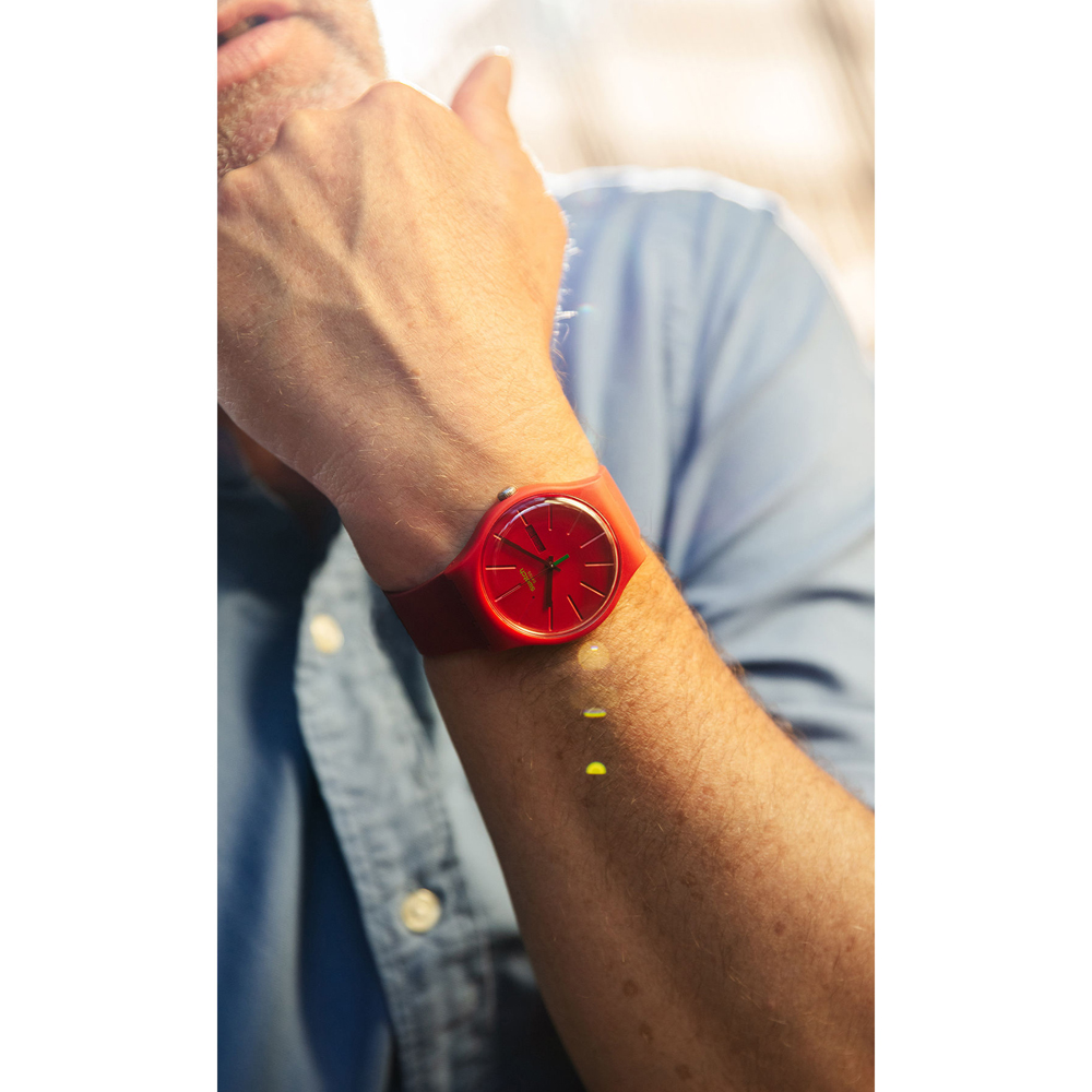 Swatch SO29R700 męski zegarek Originals New Gent pasek - miniatura 5