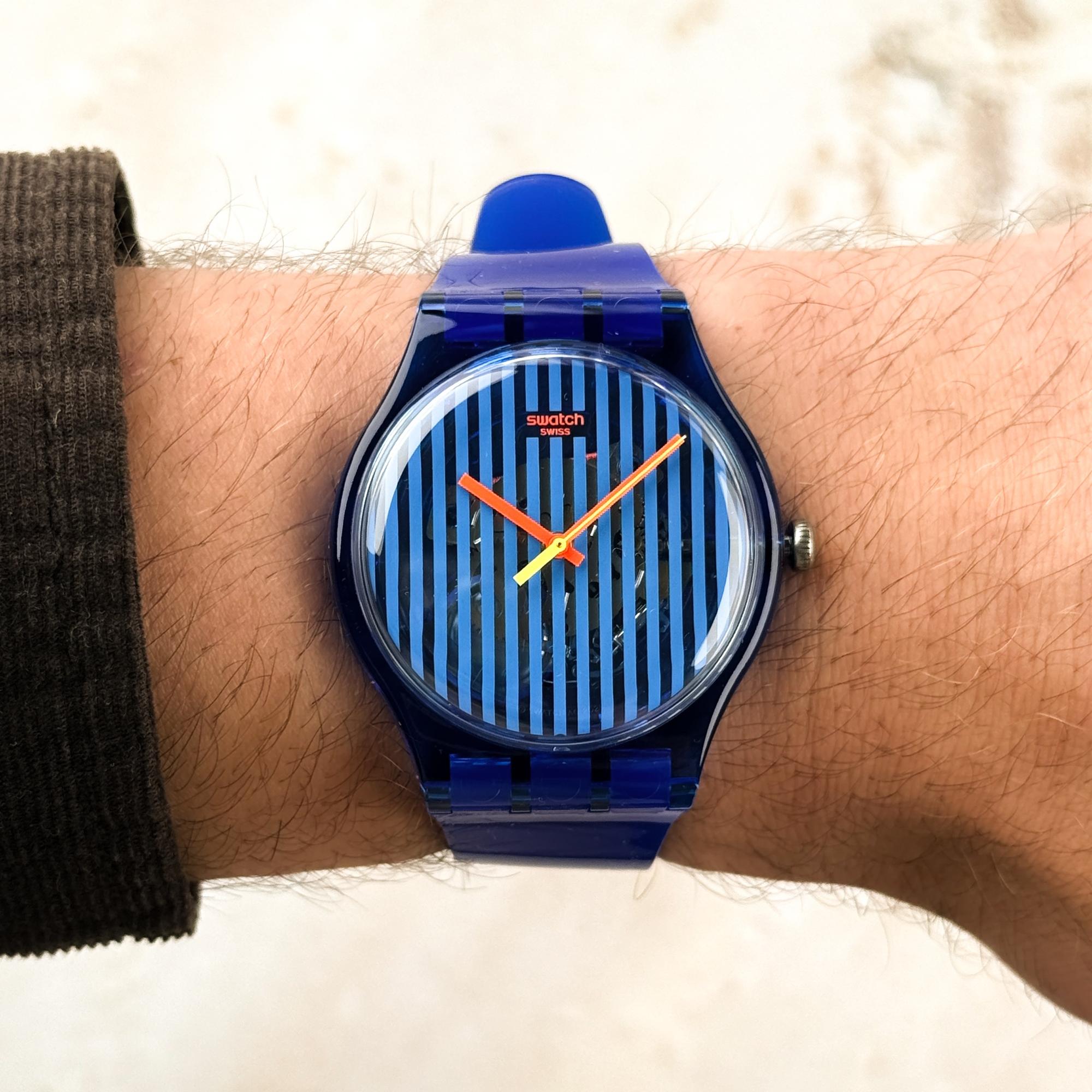 zegarek Swatch SO29S102 niebieski Originals - miniatura 10