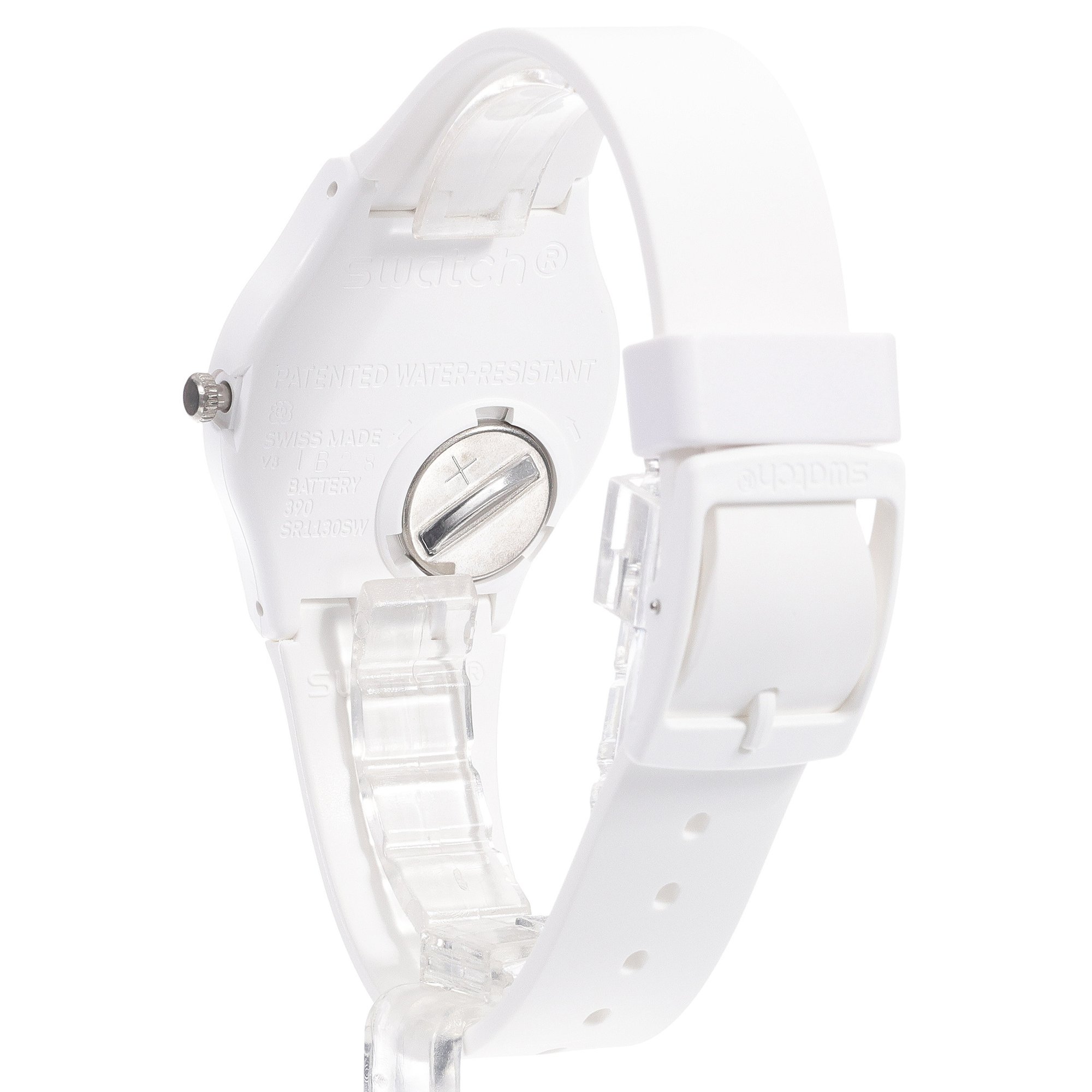 zegarek Swatch SO31W103 biały Gent - miniatura 4