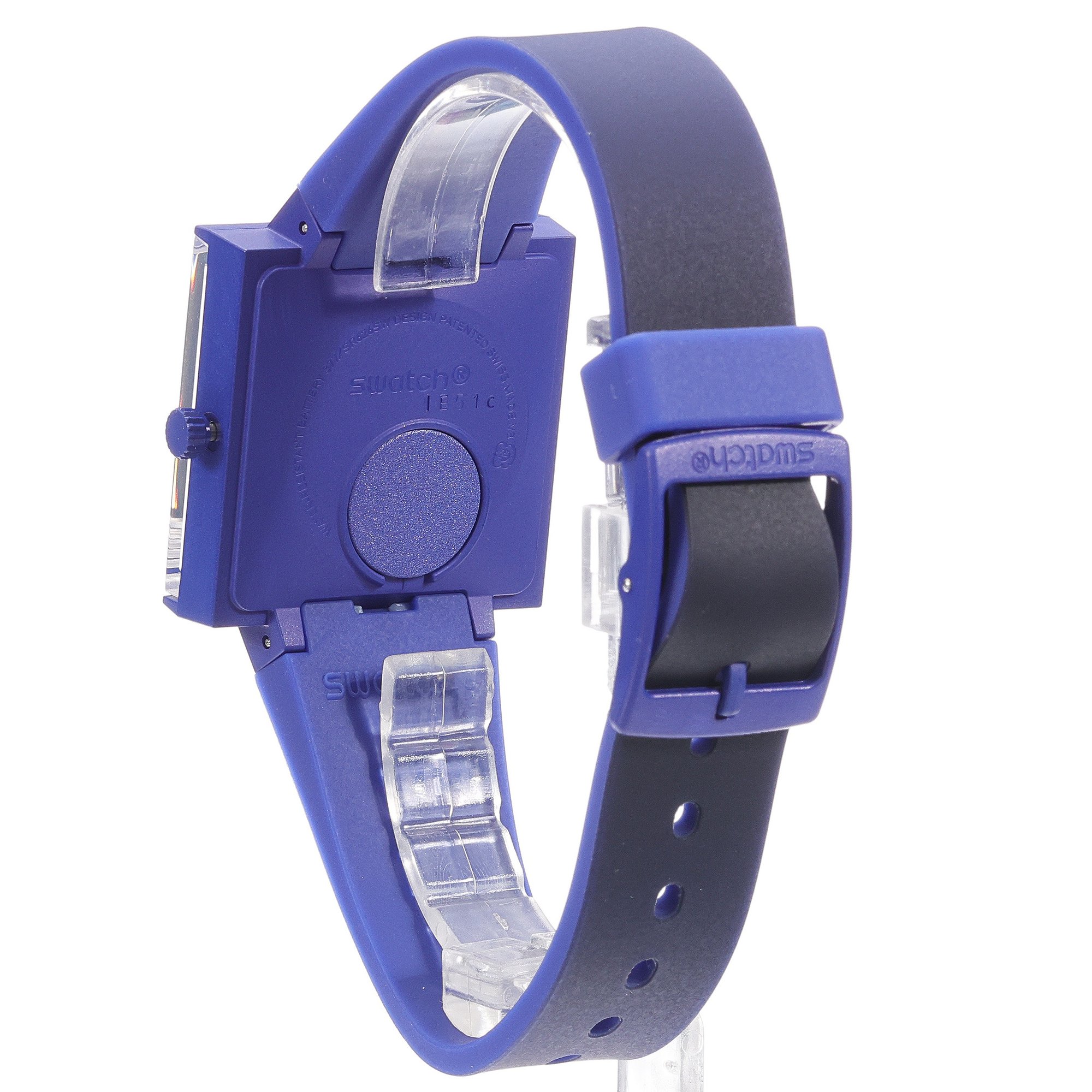 zegarek Swatch SO34N700 niebieski Bioceramic