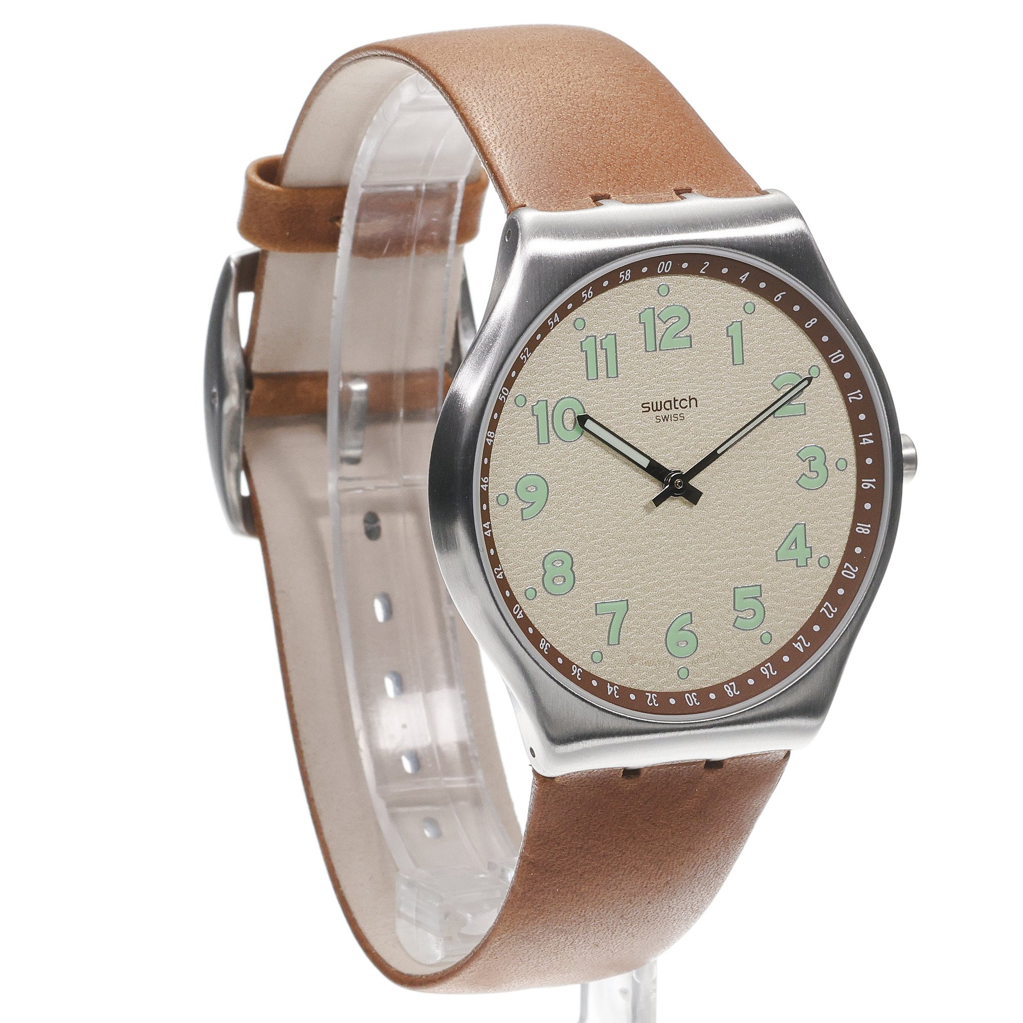 zegarek Swatch SS07S135 srebrny Skin - miniatura 3