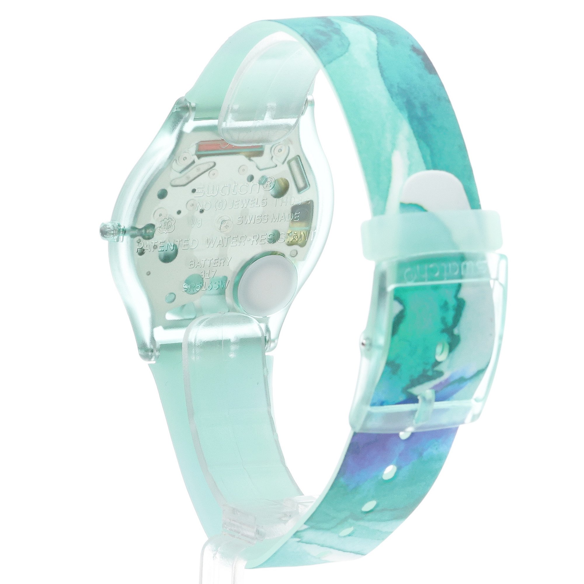 zegarek Swatch SS08G111 PARADISE MIST Skin z tworzywa sztucznego