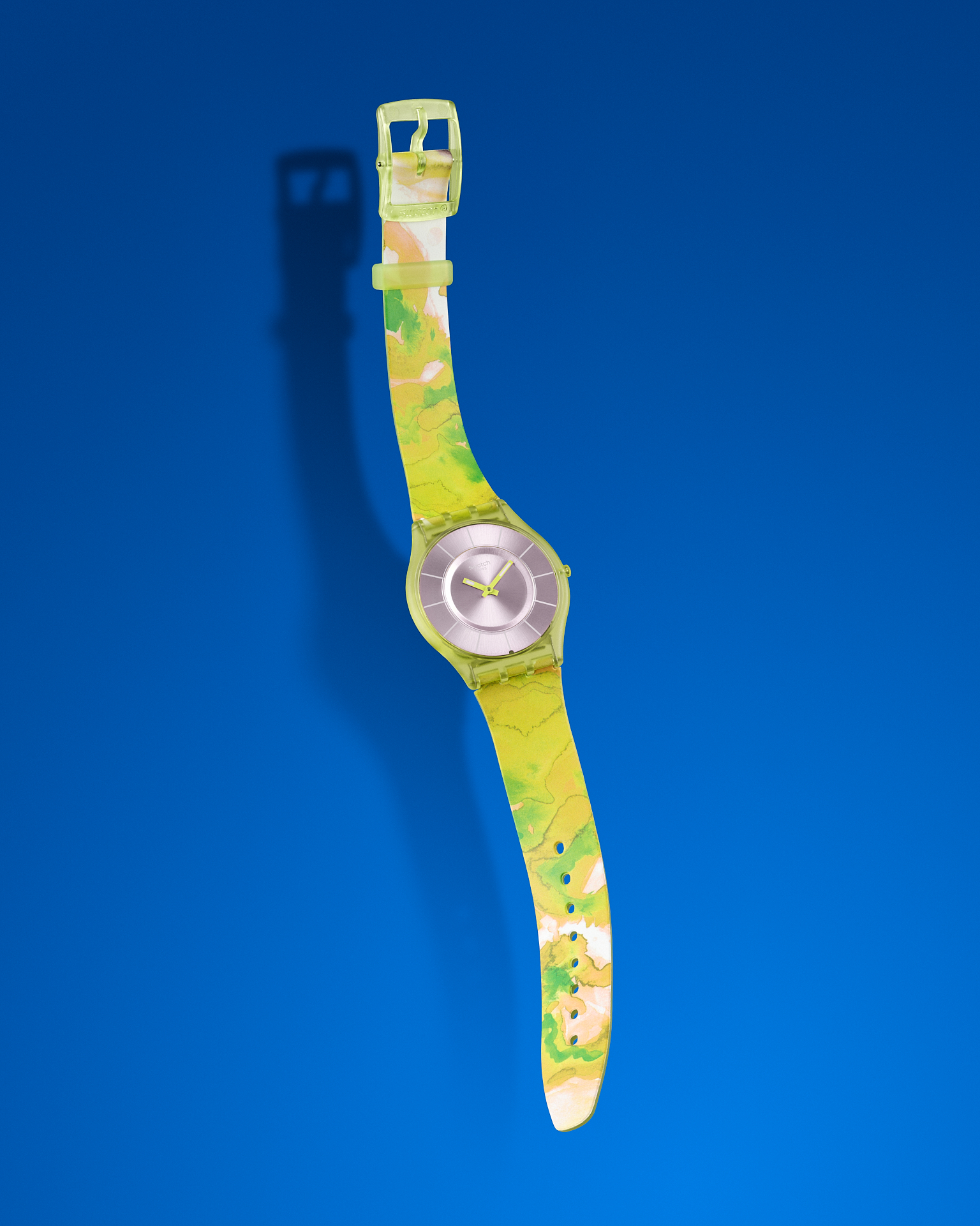 zegarek Swatch SS08G112 zielony Skin