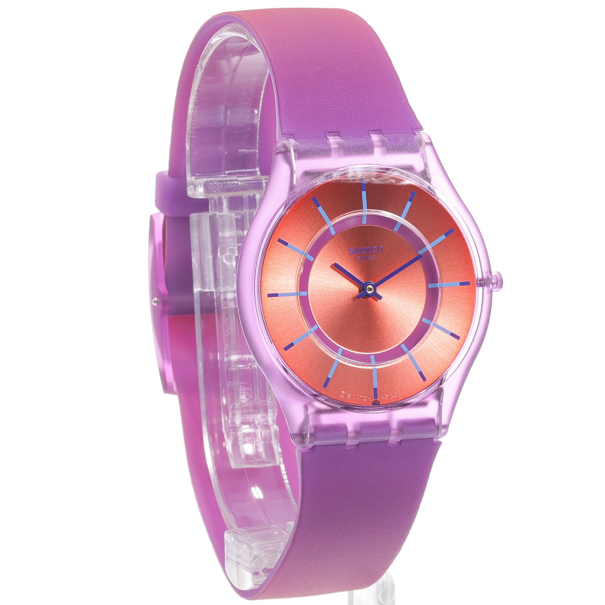 zegarek Swatch SS08V108 kwarcowy damski Skin SWEET STRAWBERRY DREAM - miniatura 3