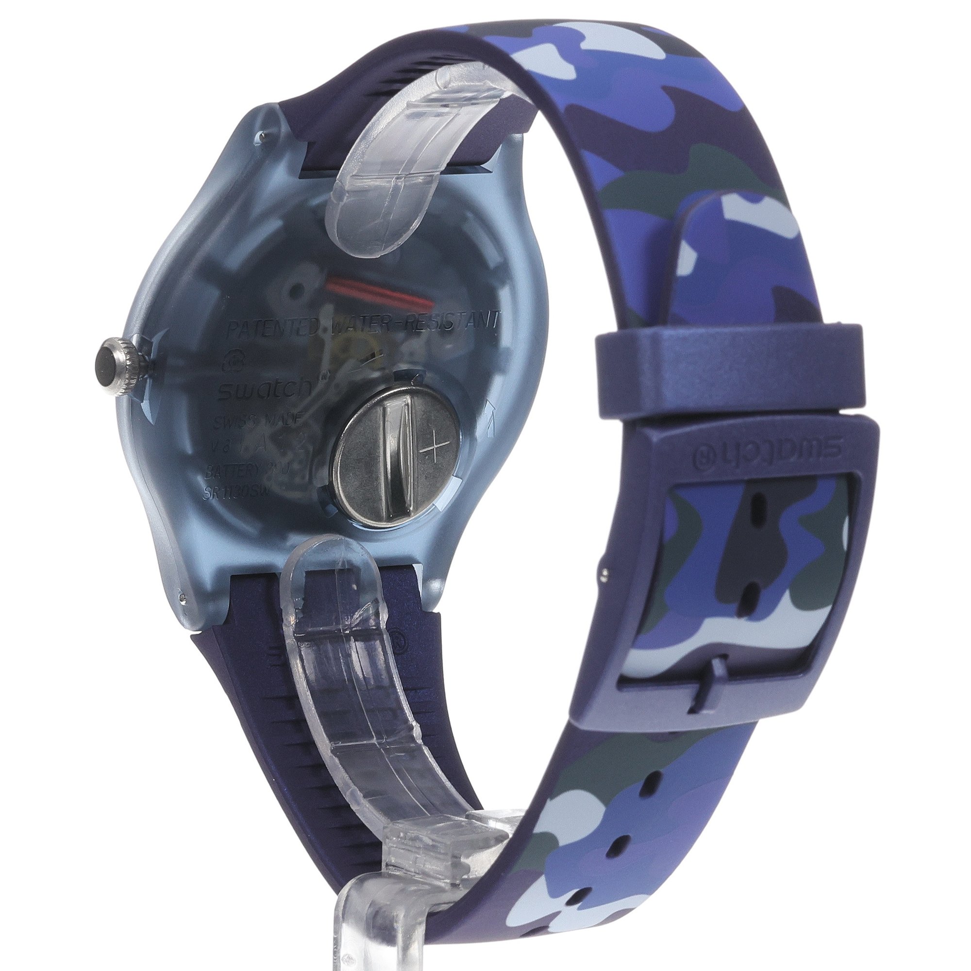 zegarek Swatch SUON140 kwarcowy damski Originals CAMOUCLOUDS