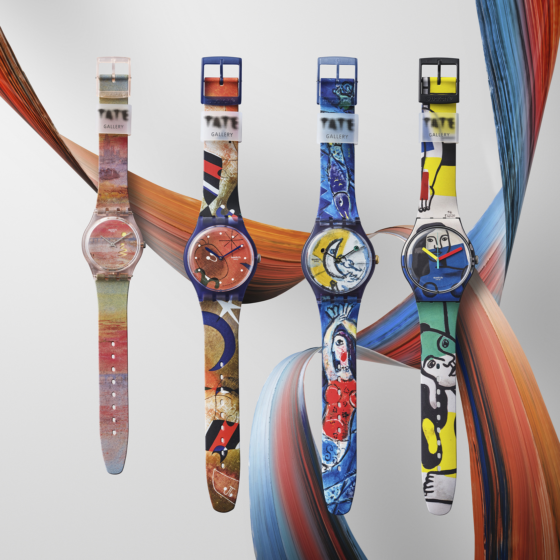 zegarek Swatch SUOZ365 CHAGALLS BLUE CIRCUS Originals akrylowe - miniatura 11