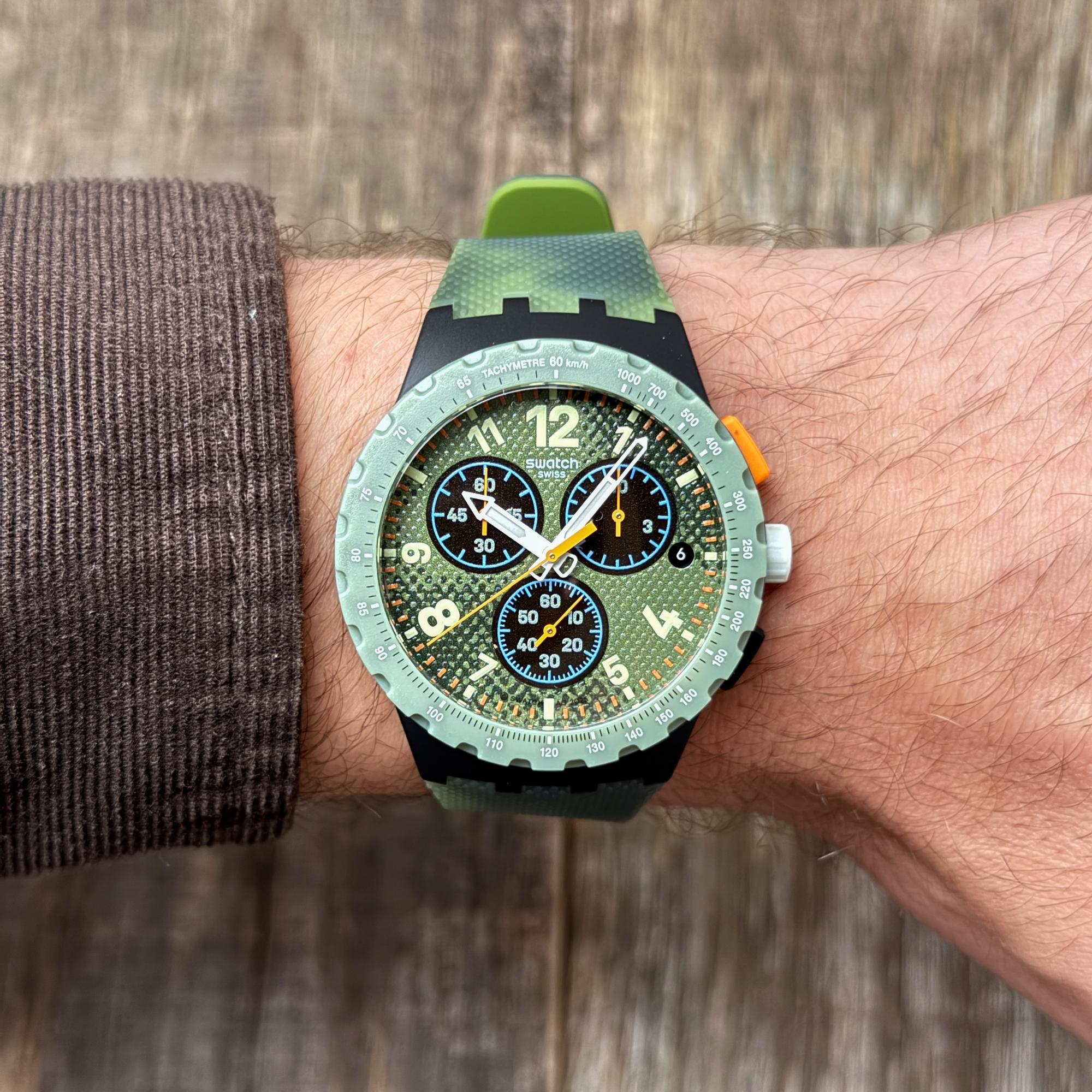 zegarek Swatch SUSB423 kwarcowy męski Originals MIDDAY CAMO - miniatura 10