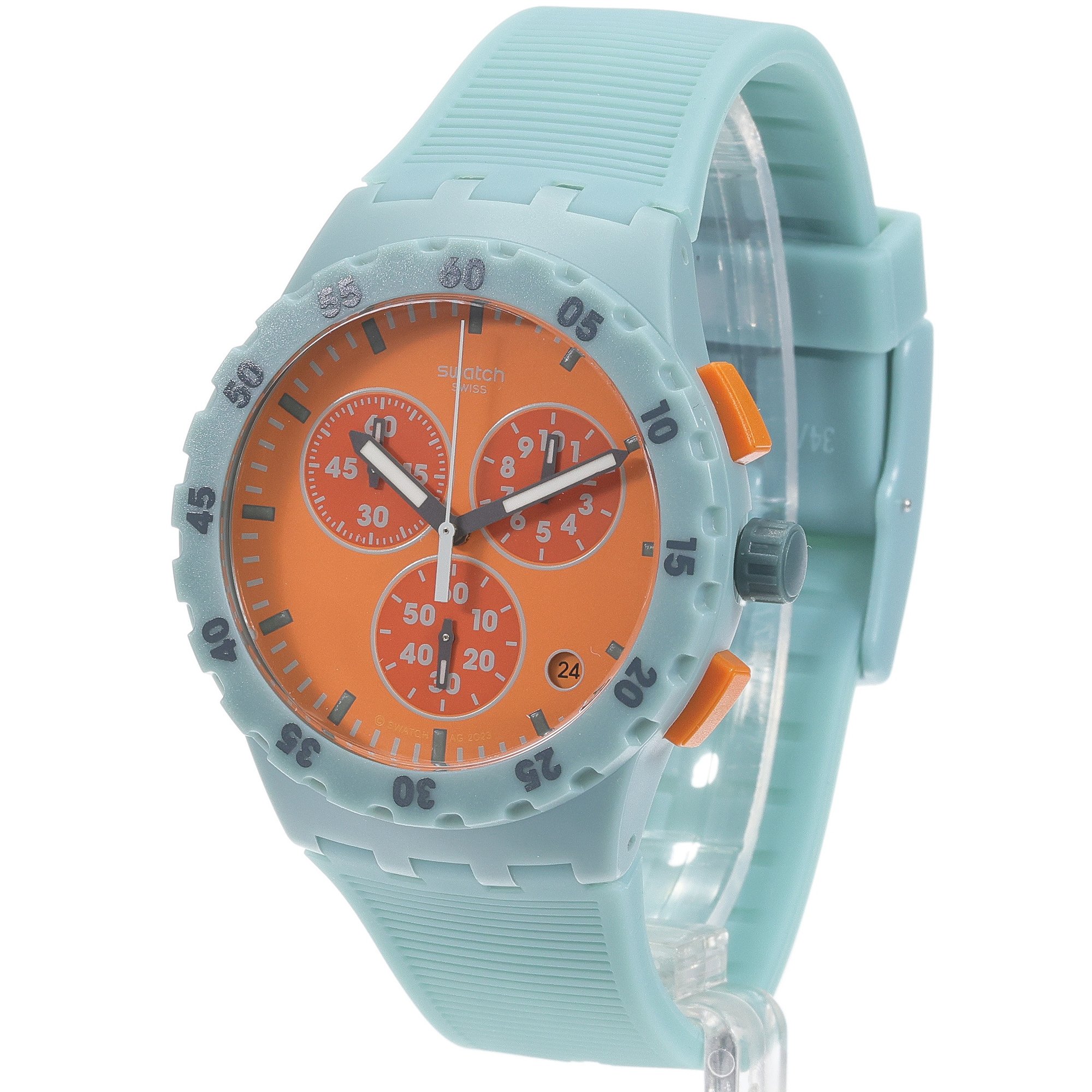 zegarek Swatch SUSL401 niebieski Originals - miniatura 2