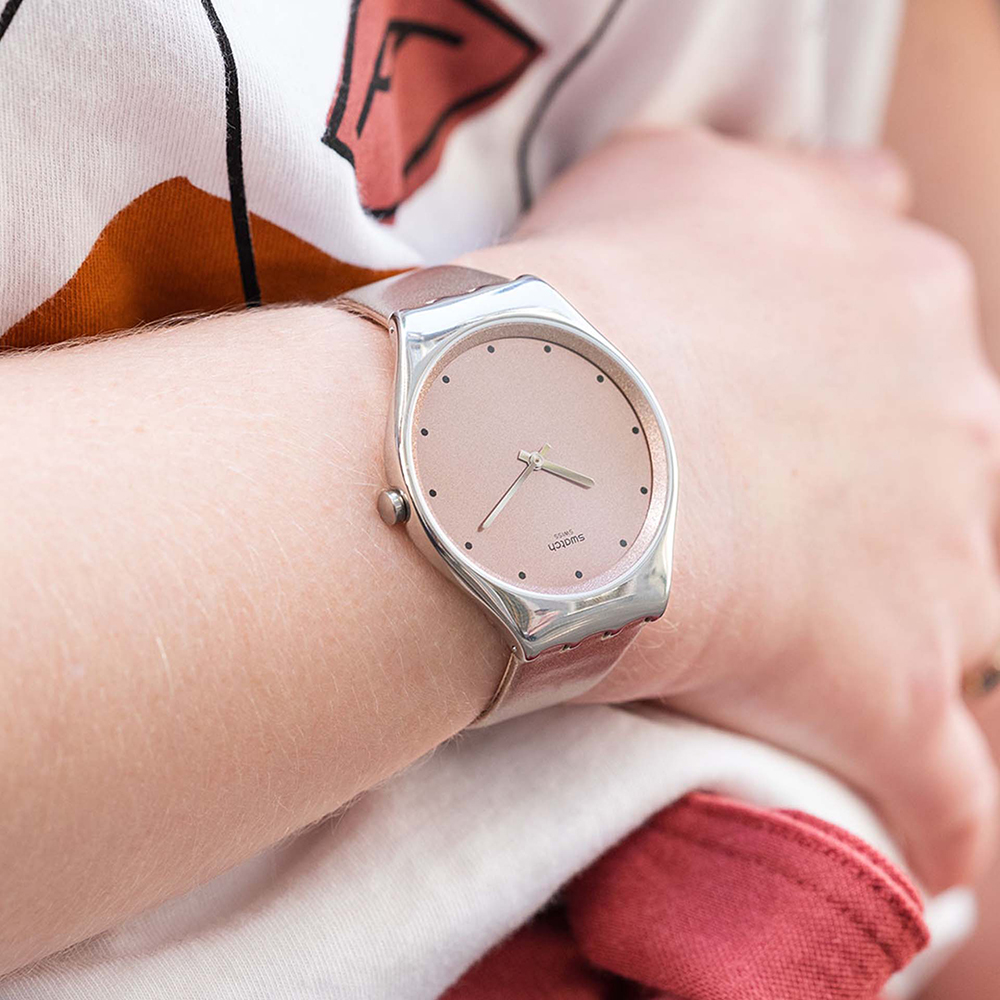 zegarek Swatch SYXS128 kwarcowy damski Skin META SKIN - miniatura 6