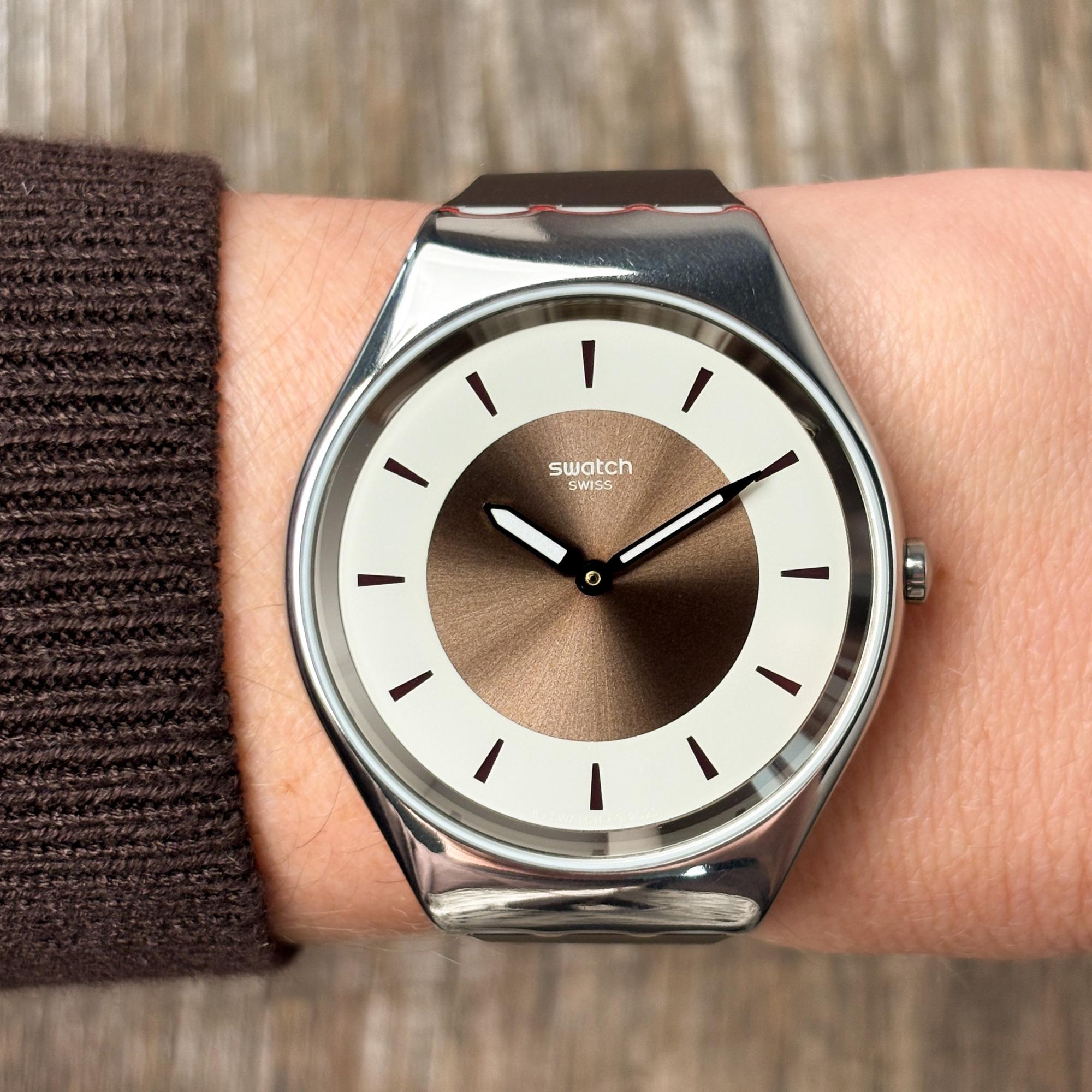 zegarek Swatch SYXS158 szary Skin - miniatura 6
