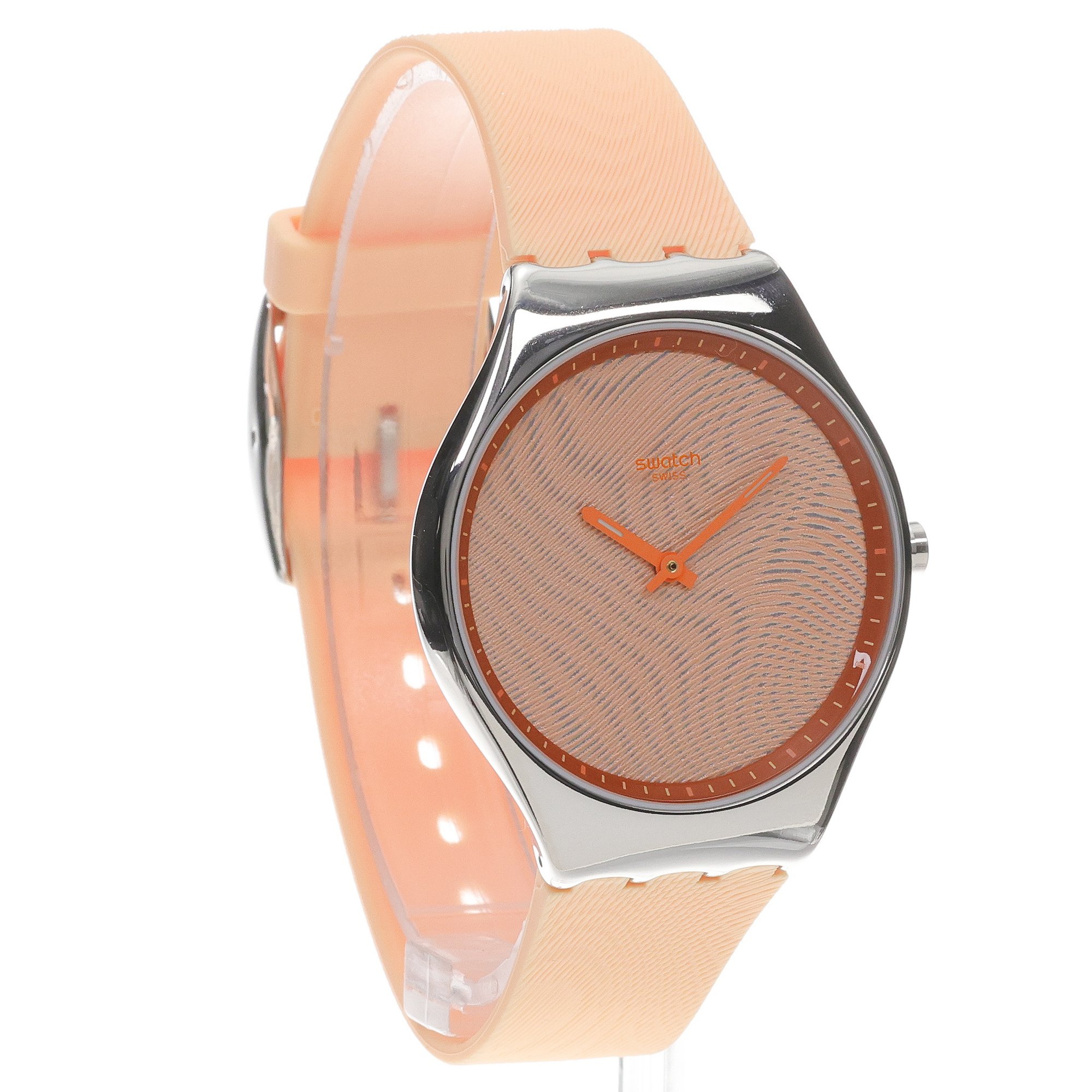 zegarek Swatch SYXS166 srebrny Skin