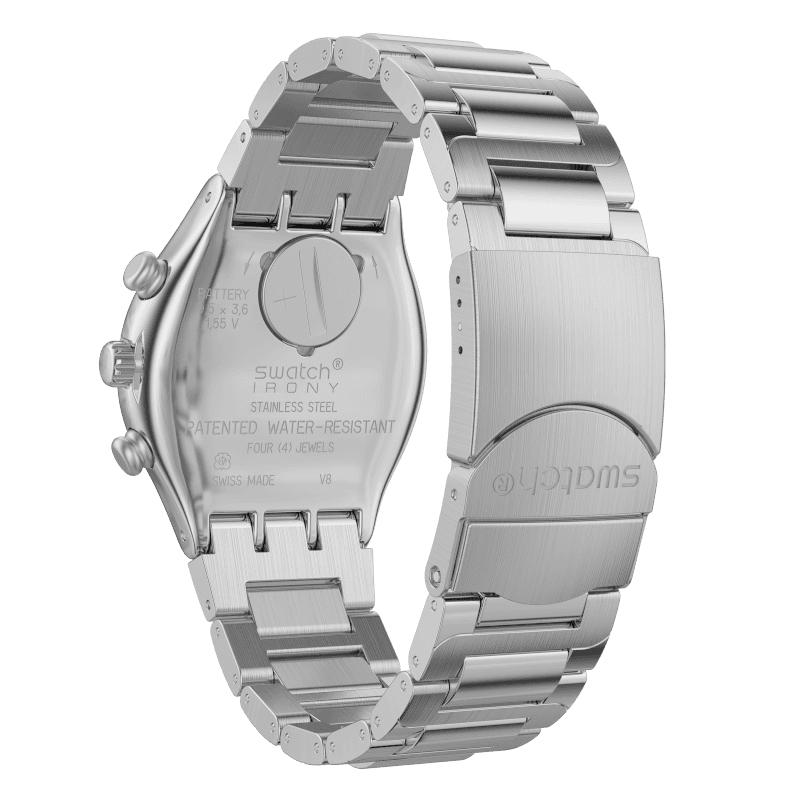 zegarek Swatch YCS604G SILVER RING damski z chronograf Irony - miniatura 3